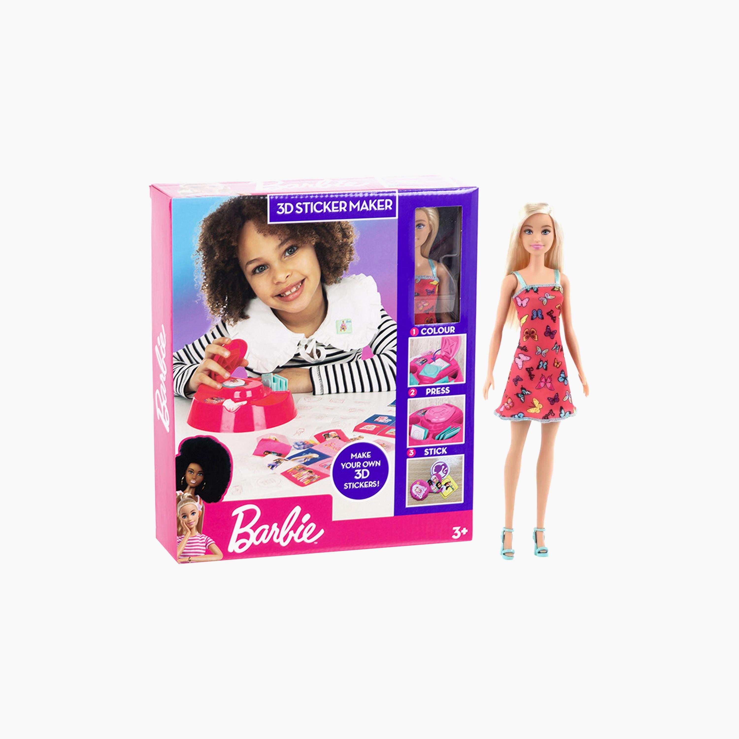 Mattel Printing Studio with Barbie Doll Craft Kit-baby-infantactivity-playpensandplaymats-image-1
