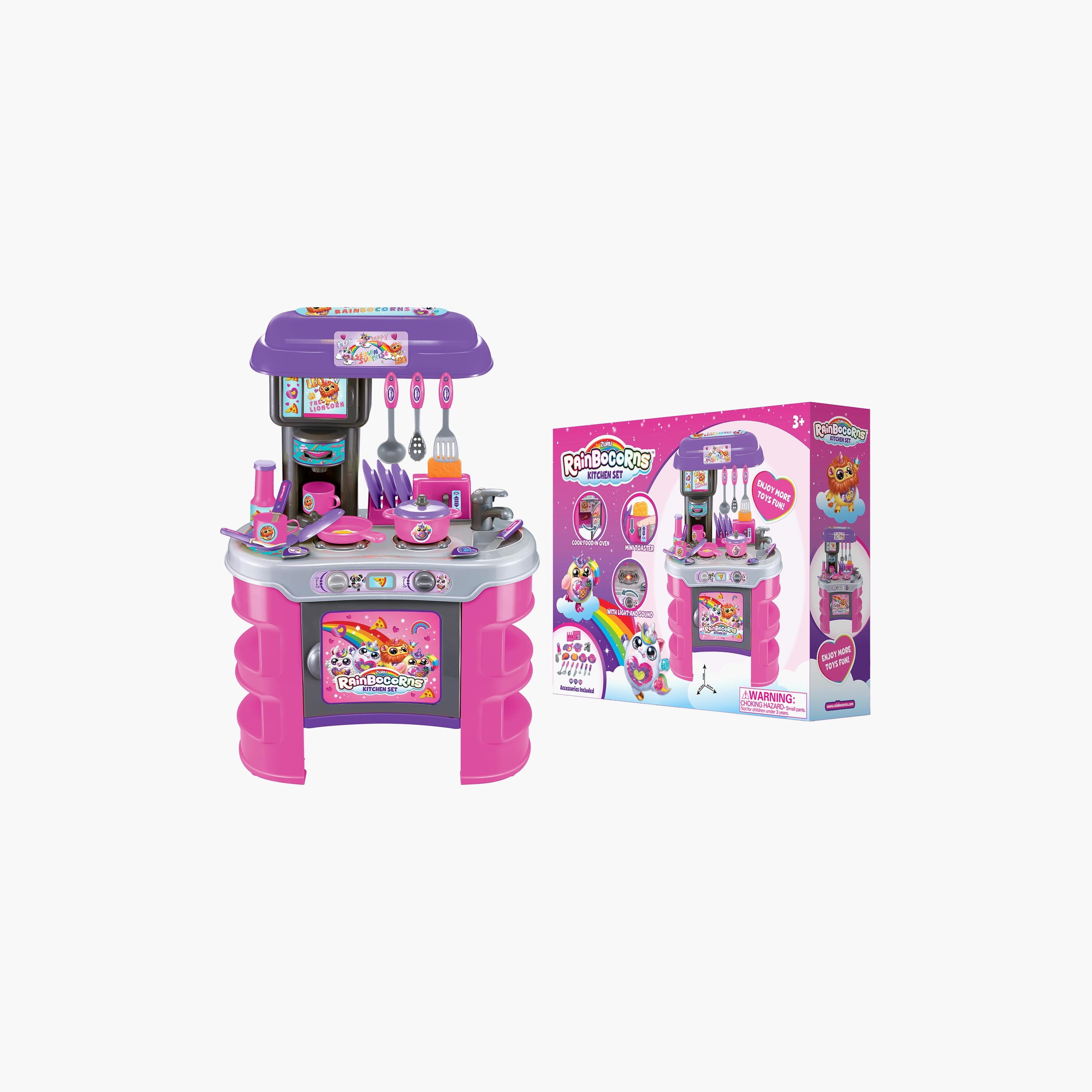 ZURU Rainbocorns Deluxe Kitchen Set-toys-roleplay-kitchensets-image-1