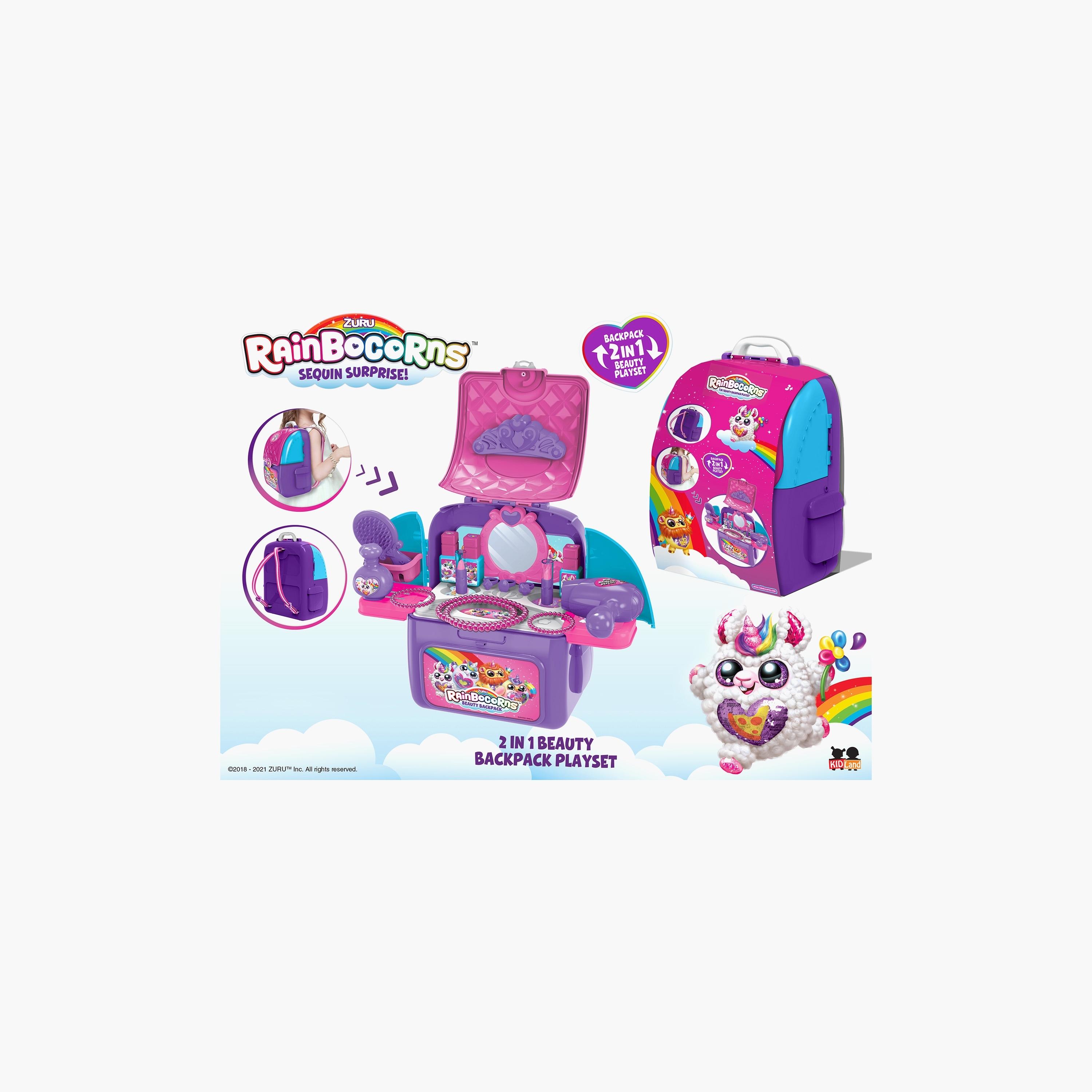 ZURU Rainbocorns 2 In 1 Beauty Backpack Play Set-toys-roleplay-makeupandcosmeticsets-image-2