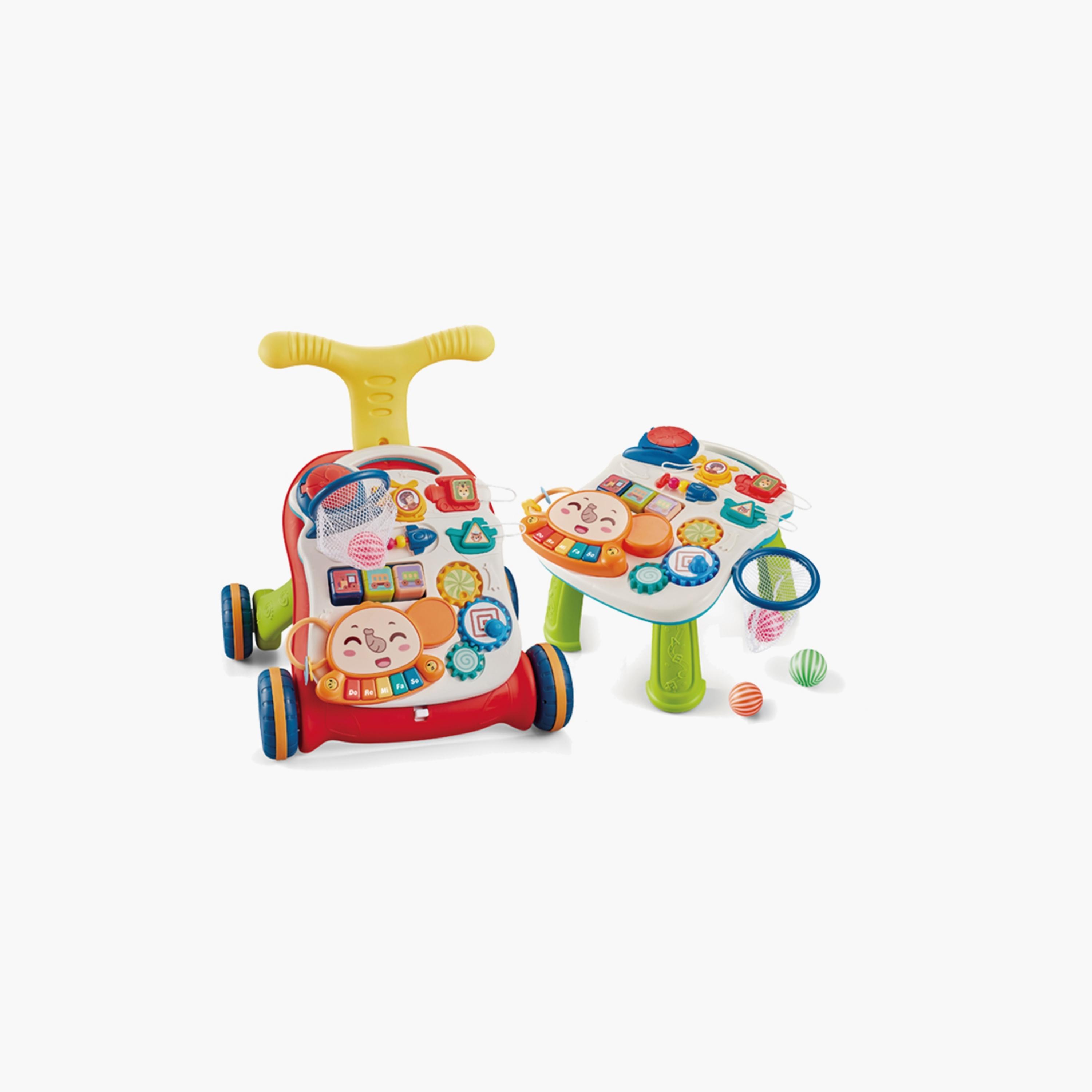 Little Angel 2 in 1 Convertible Activity Walker & Table-baby-infantactivity-walkers-image-1