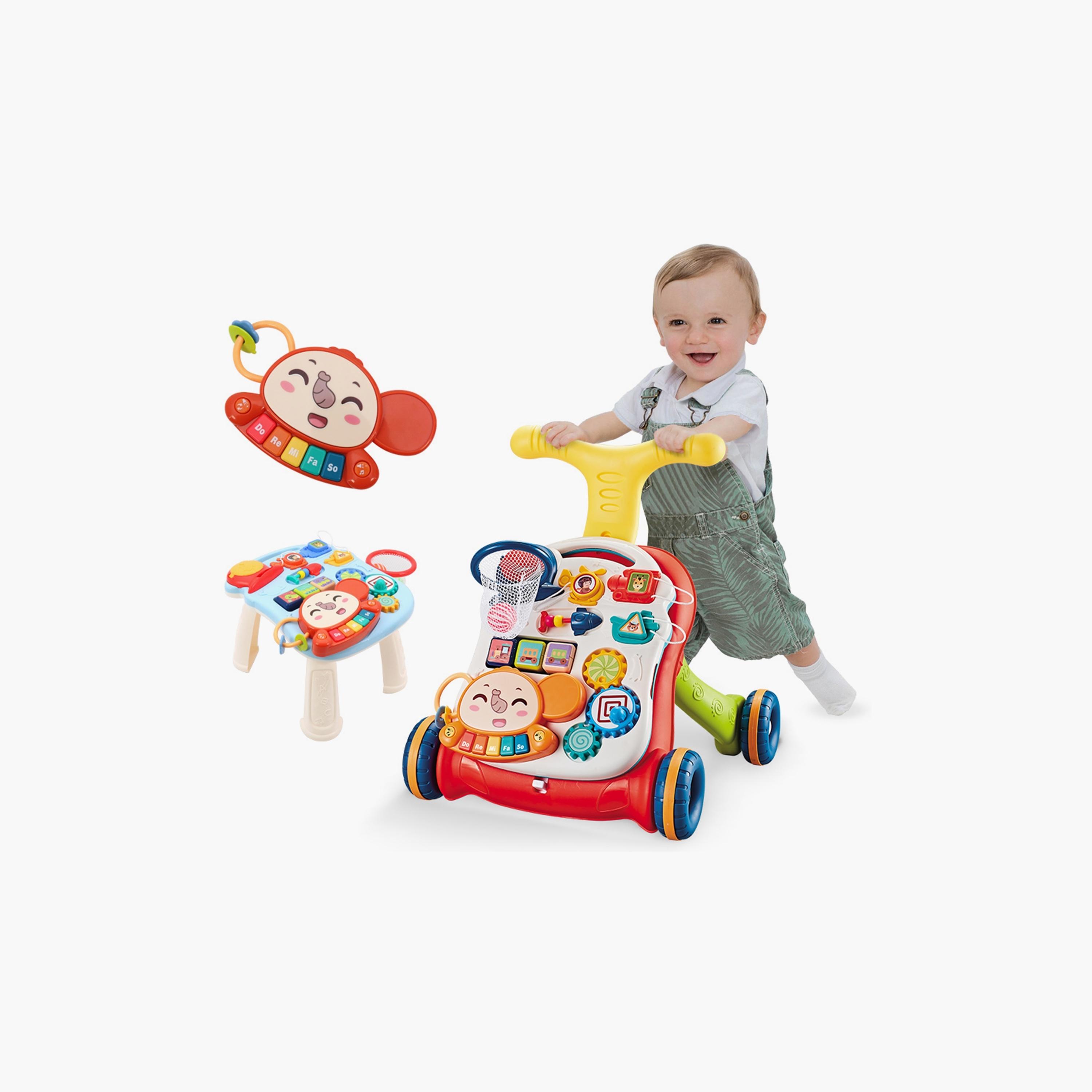 Little Angel 2 in 1 Convertible Activity Walker & Table-baby-infantactivity-walkers-image-3