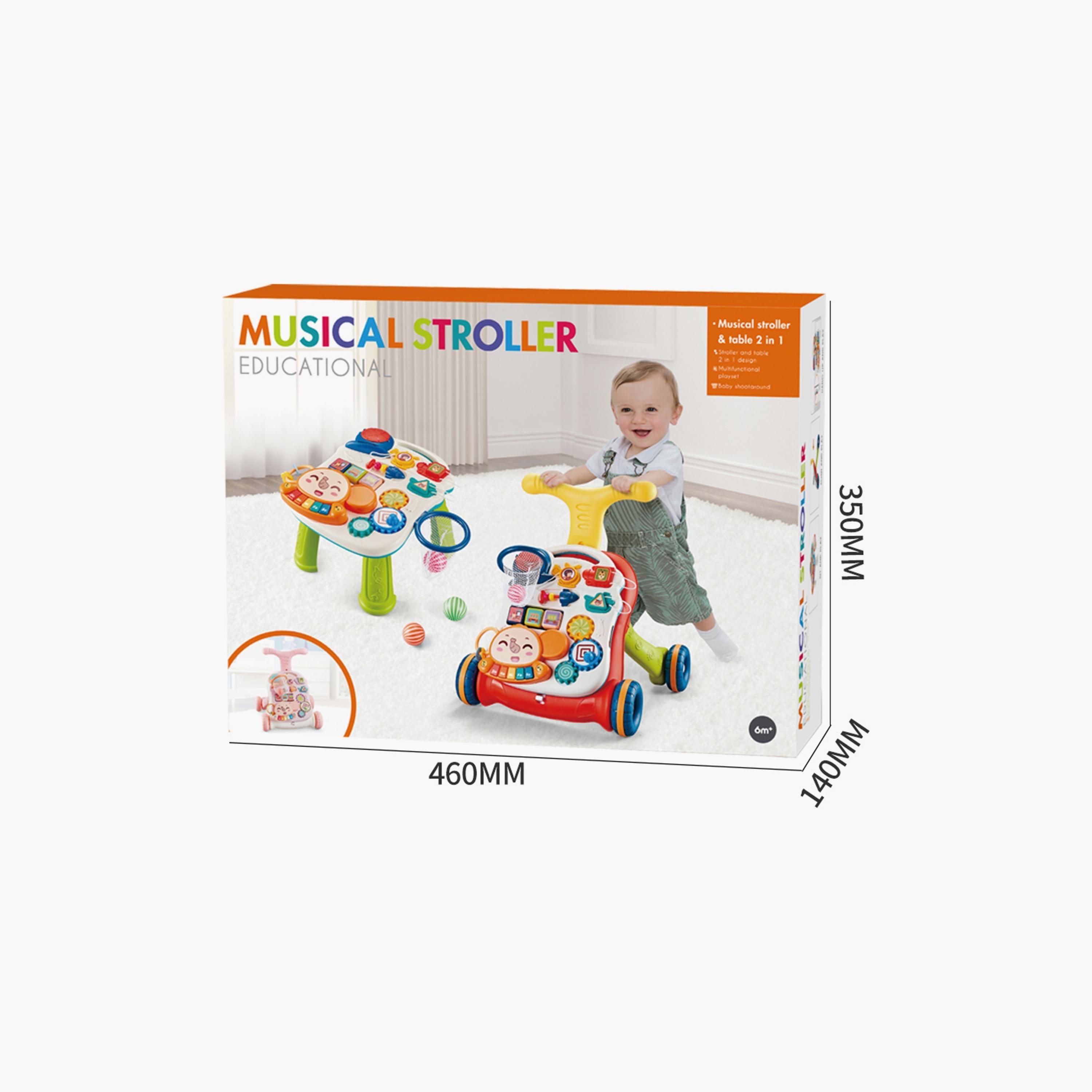 Little Angel 2 in 1 Convertible Activity Walker & Table-baby-infantactivity-walkers-image-4