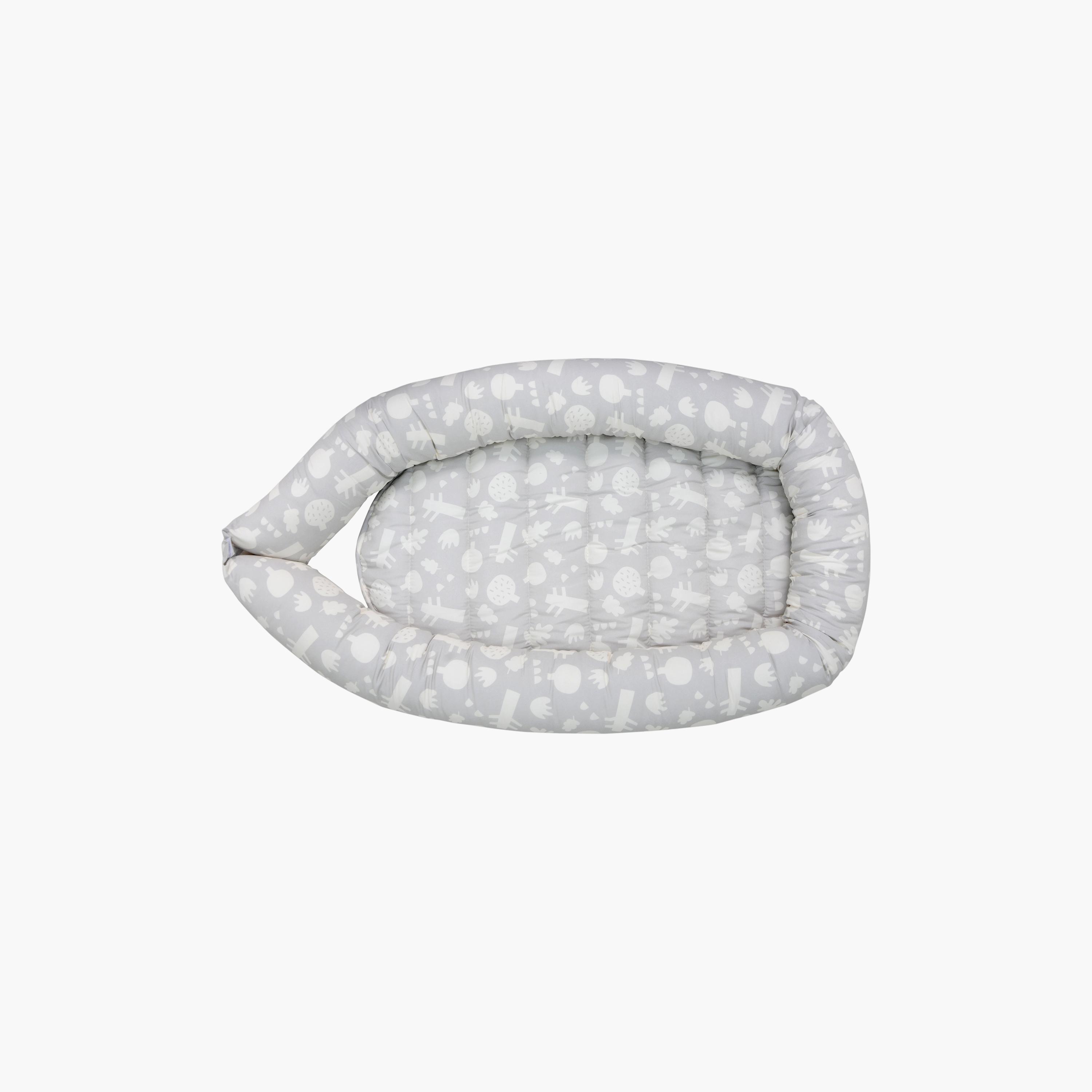 Little Angel Baby Nest comfortable Bed, Grey-baby-nursery-furniture-cribsandbeds-cribaccessories-image-2