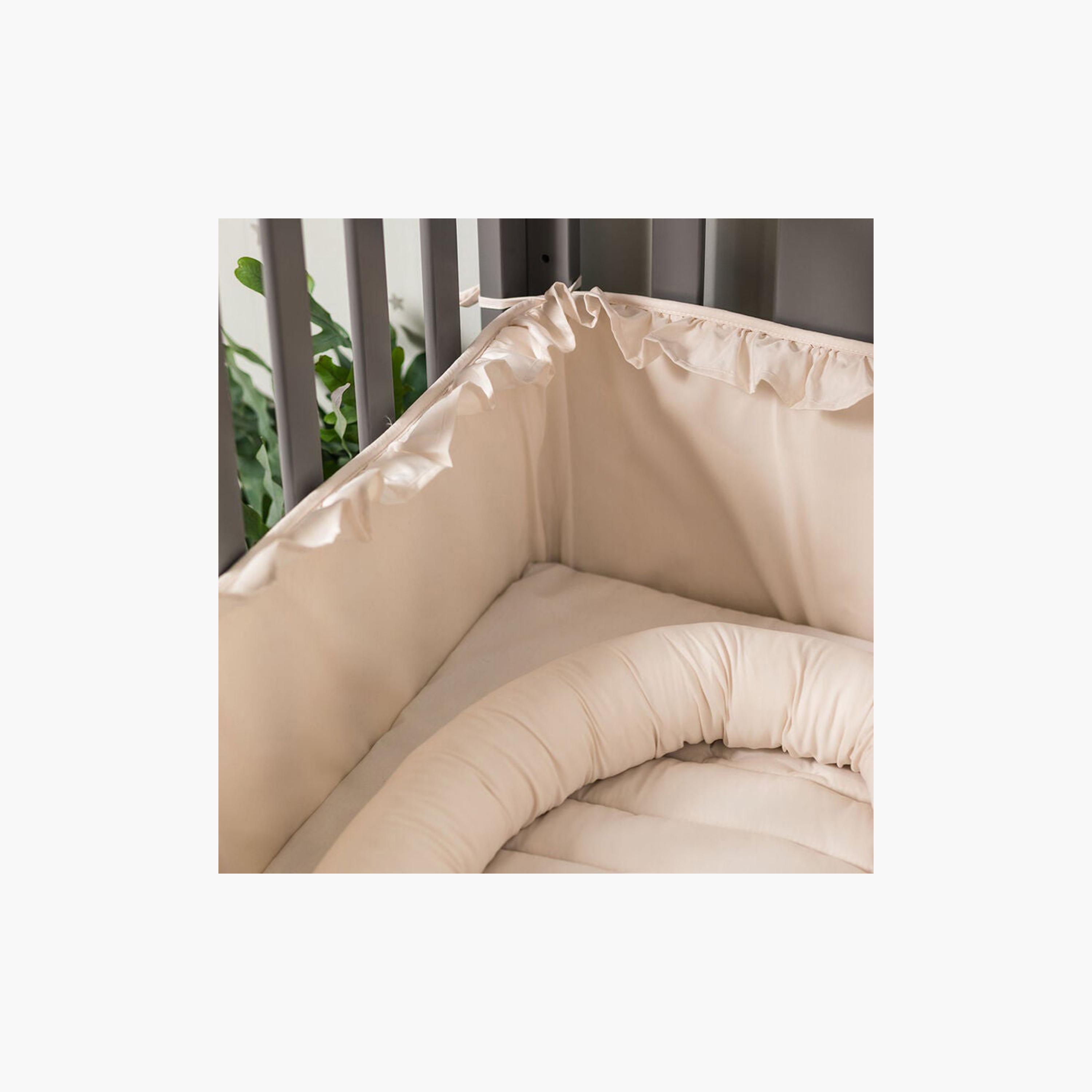 سرير مريح بيبي نيست من ليتل أنجل، كريمي-baby-nursery-furniture-cribsandbeds-cribaccessories-image-5