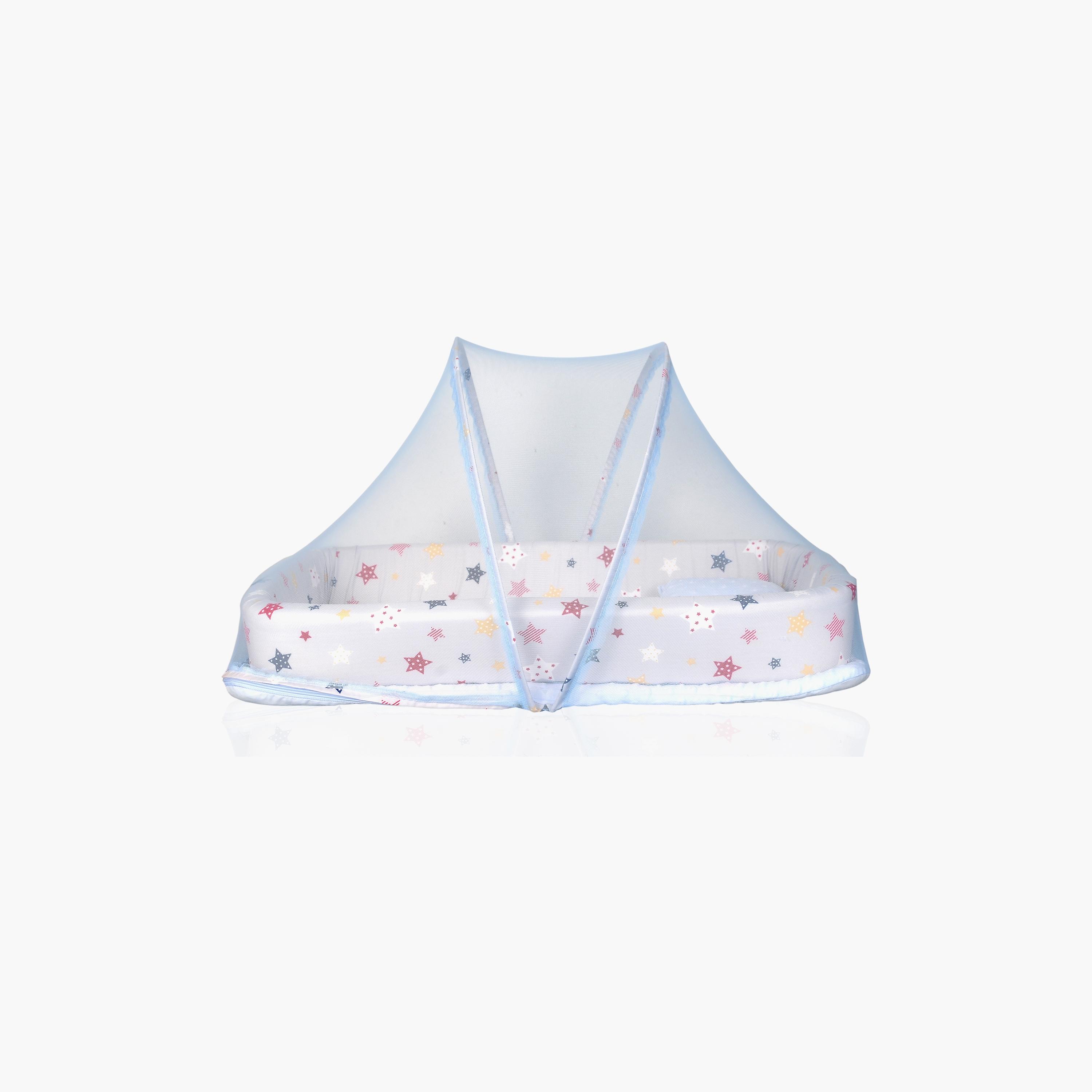 Little Angel Portable Bed with Comfy Padding, Star-baby-nursery-furniture-cribsandbeds-bassinets-image-2