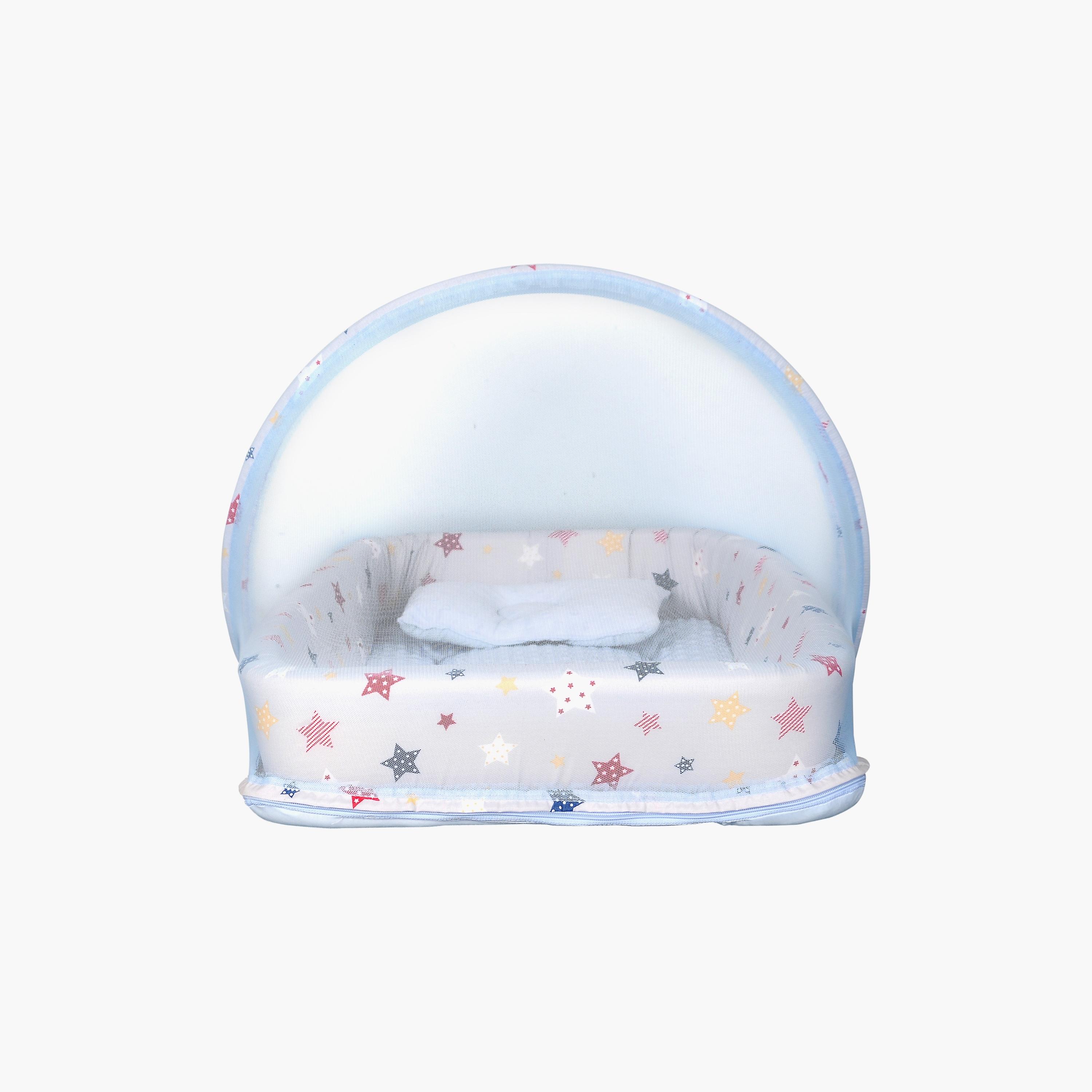 Little Angel Portable Bed with Comfy Padding, Star-baby-nursery-furniture-cribsandbeds-bassinets-image-3