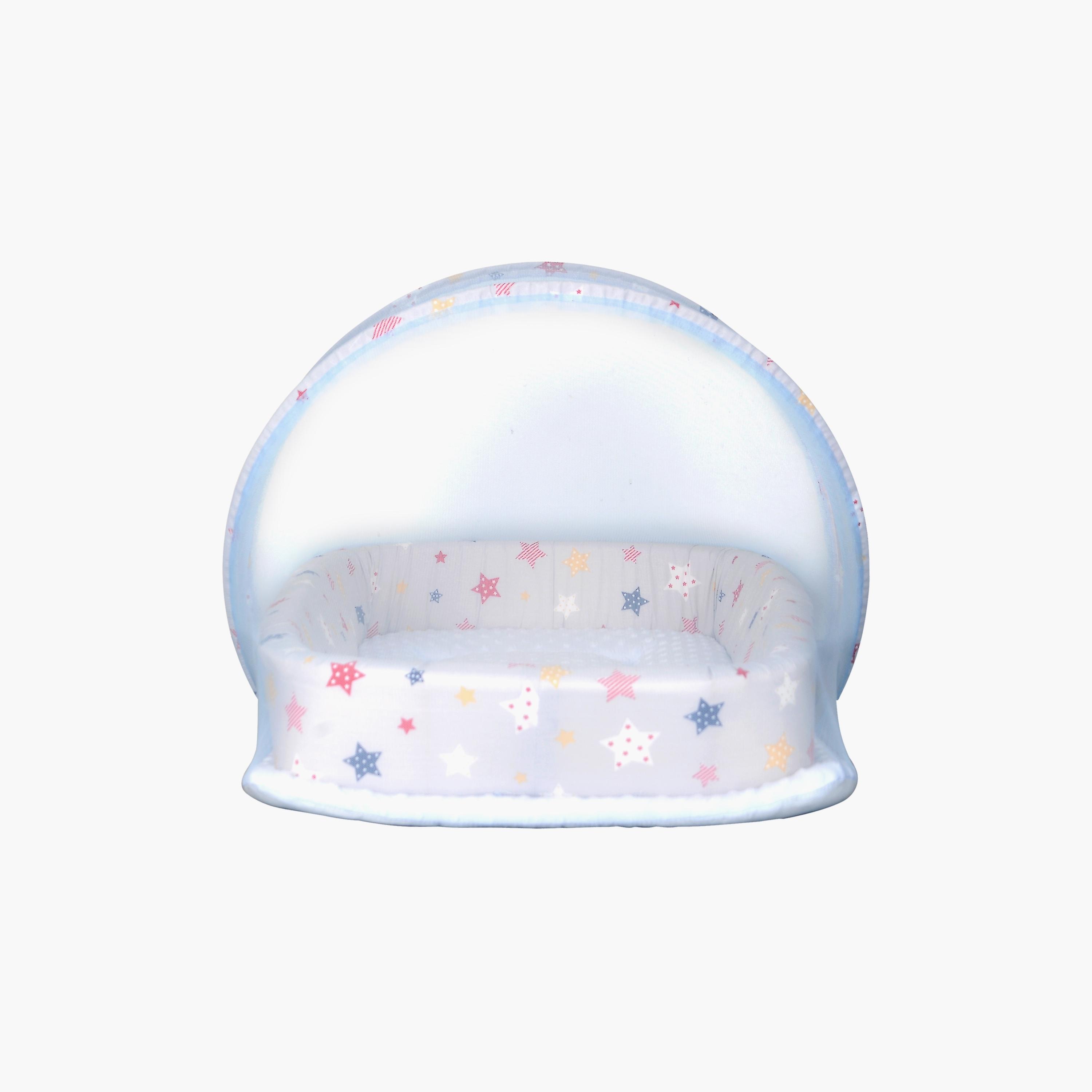 Little Angel Portable Bed with Comfy Padding, Star-baby-nursery-furniture-cribsandbeds-bassinets-image-4