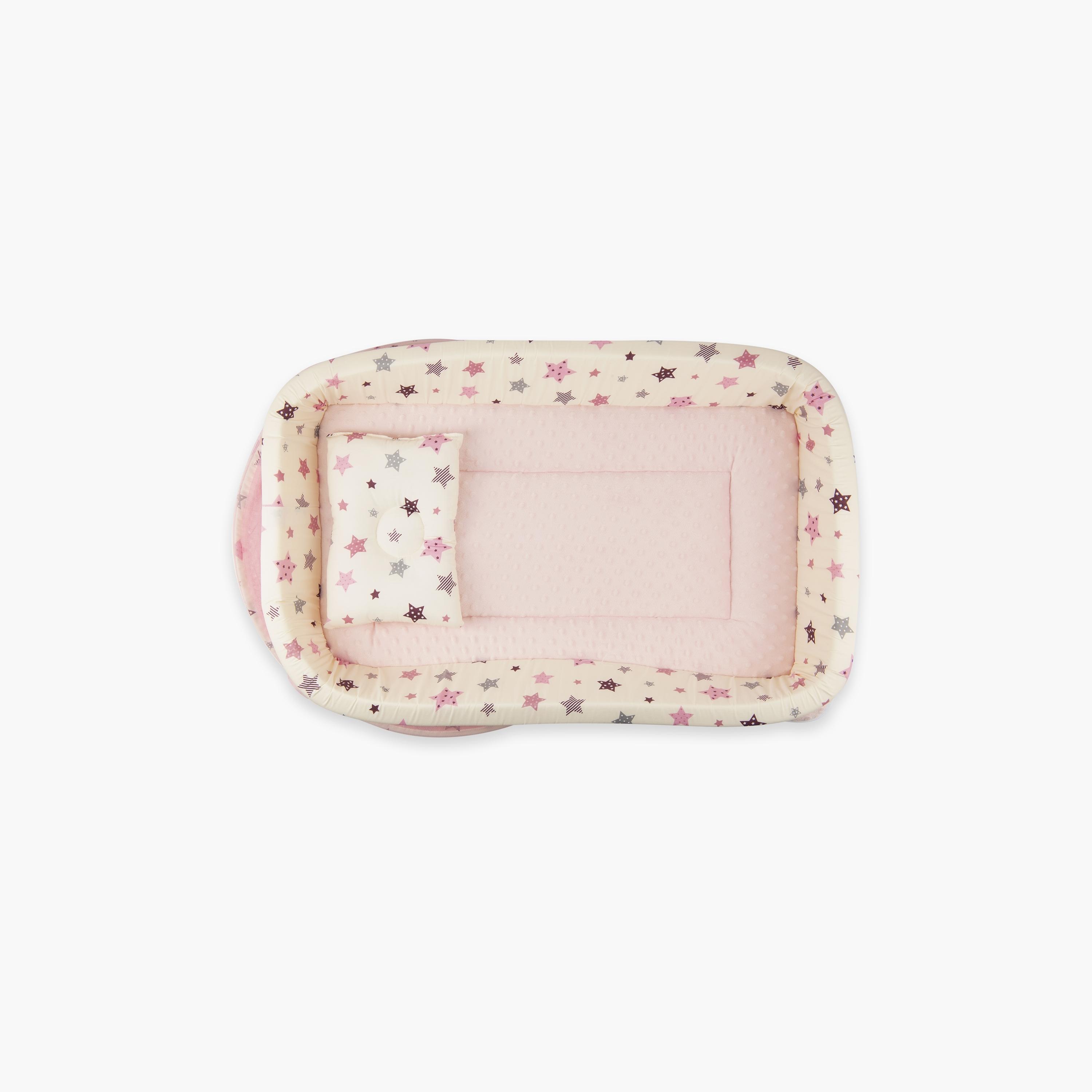 Little Angel Portable Bed with Comfy Padding-baby-nursery-furniture-cribsandbeds-bassinets-image-1