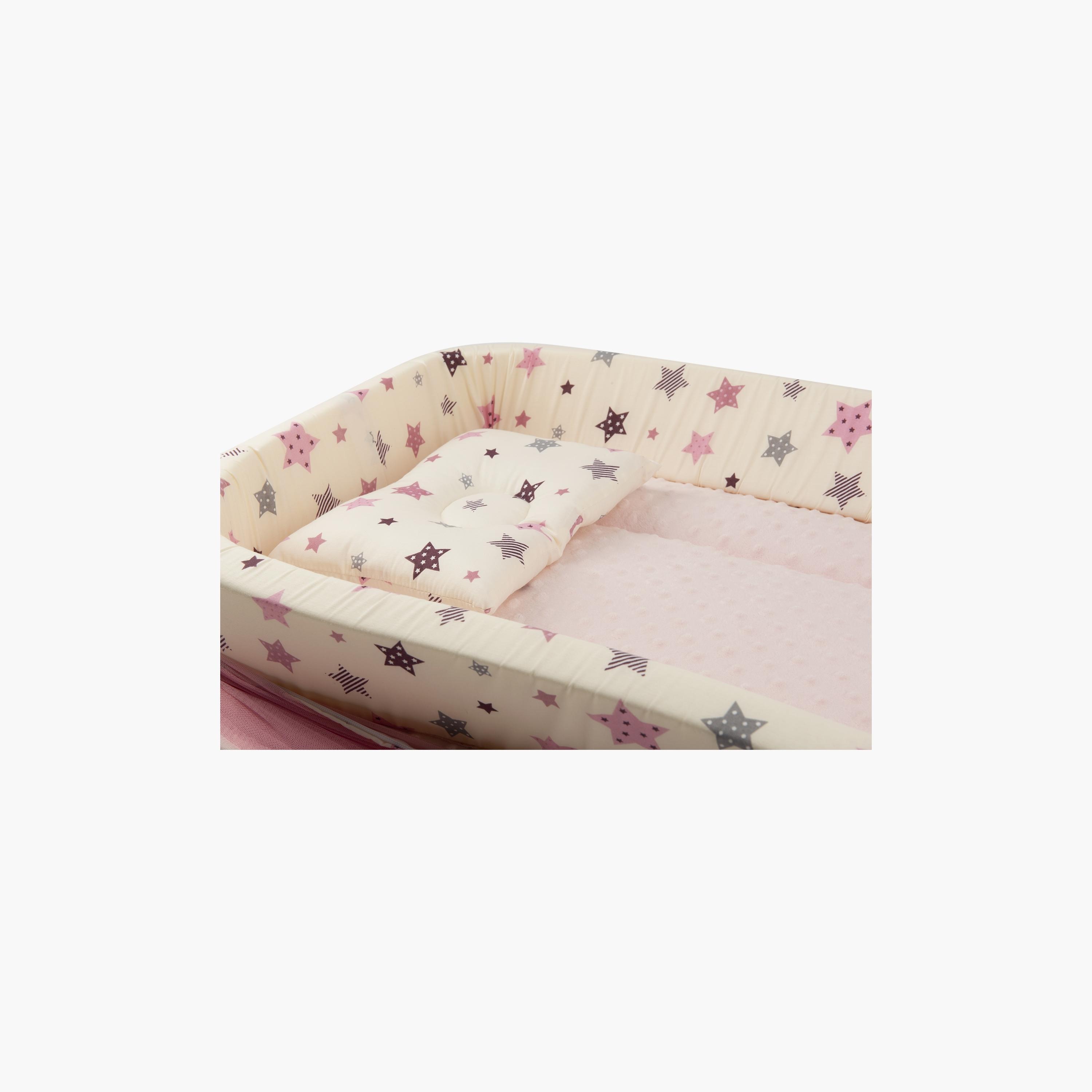 Little Angel Portable Bed with Comfy Padding-baby-nursery-furniture-cribsandbeds-bassinets-image-3