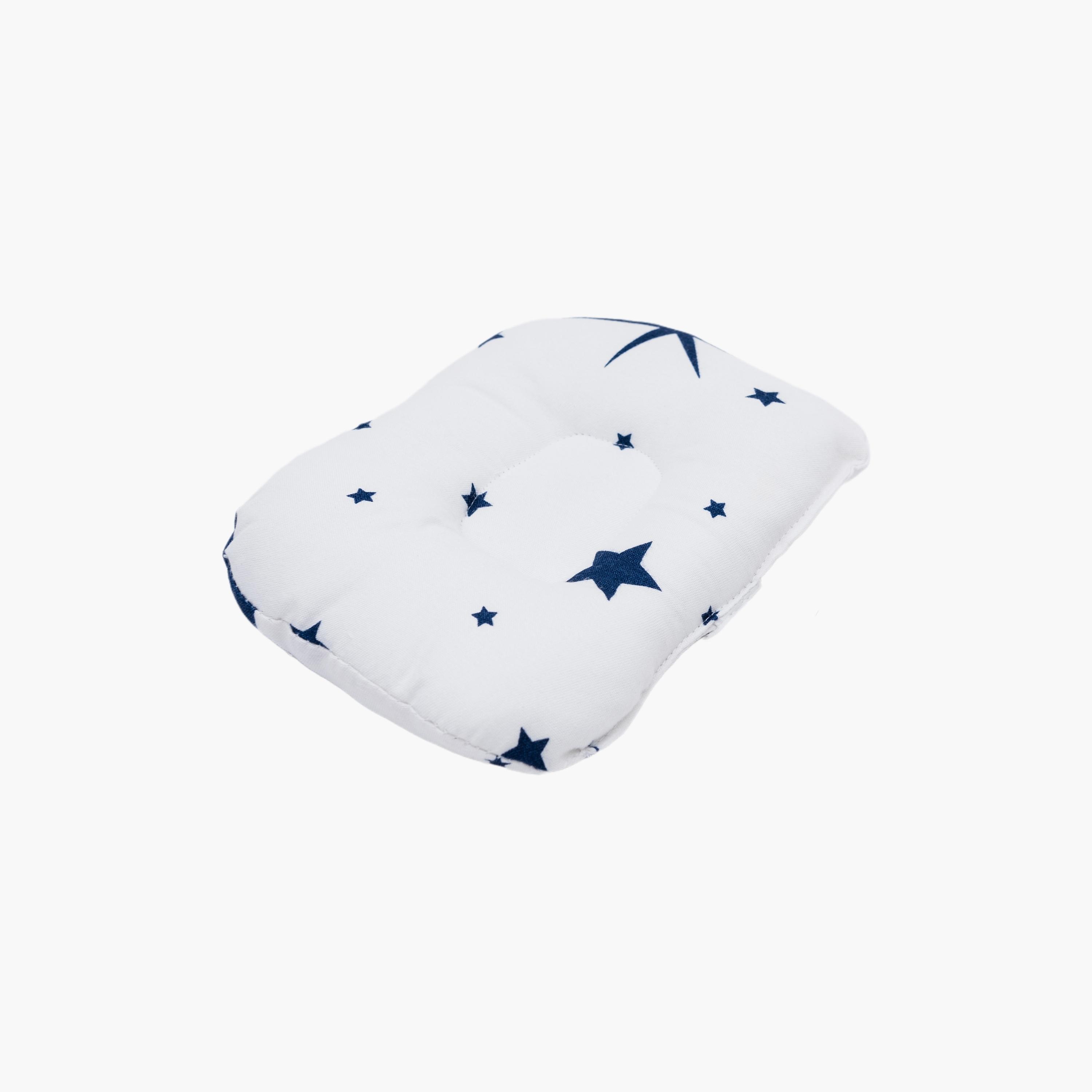 Little Angel Tummy Time Nursing Pillow, Stars, White-baby-nursery-babybedding-image-3