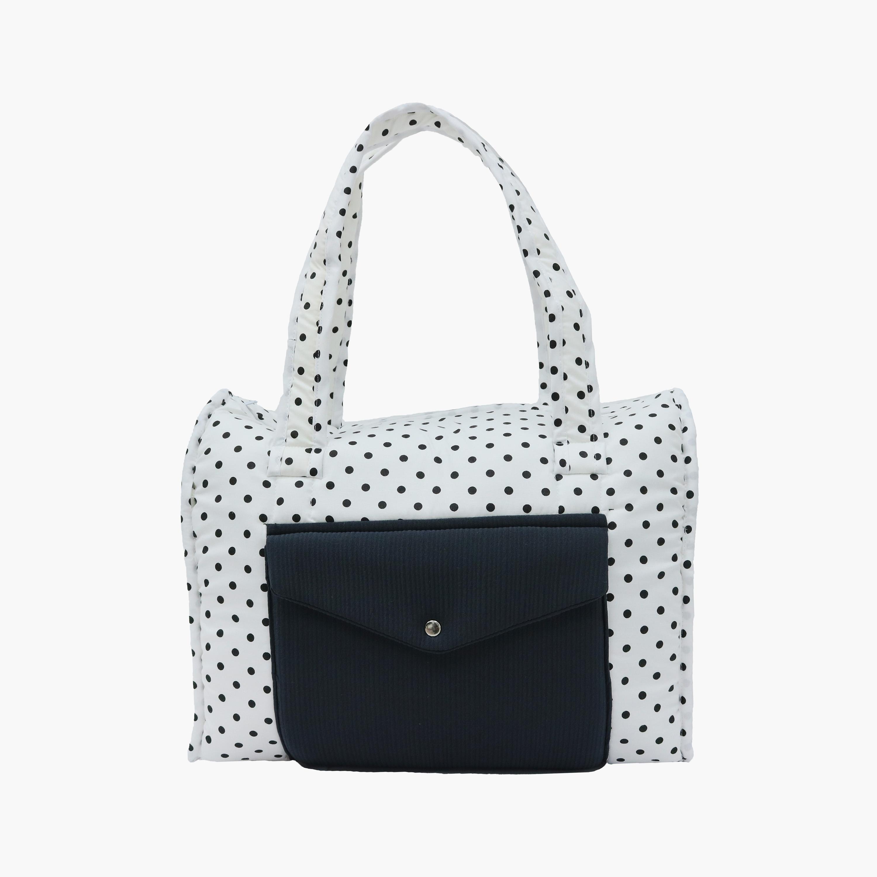 Little Angel Carry Bassinet with Diaper Bag, Polka Dots-baby-nursery-furniture-cribsandbeds-bassinets-image-4