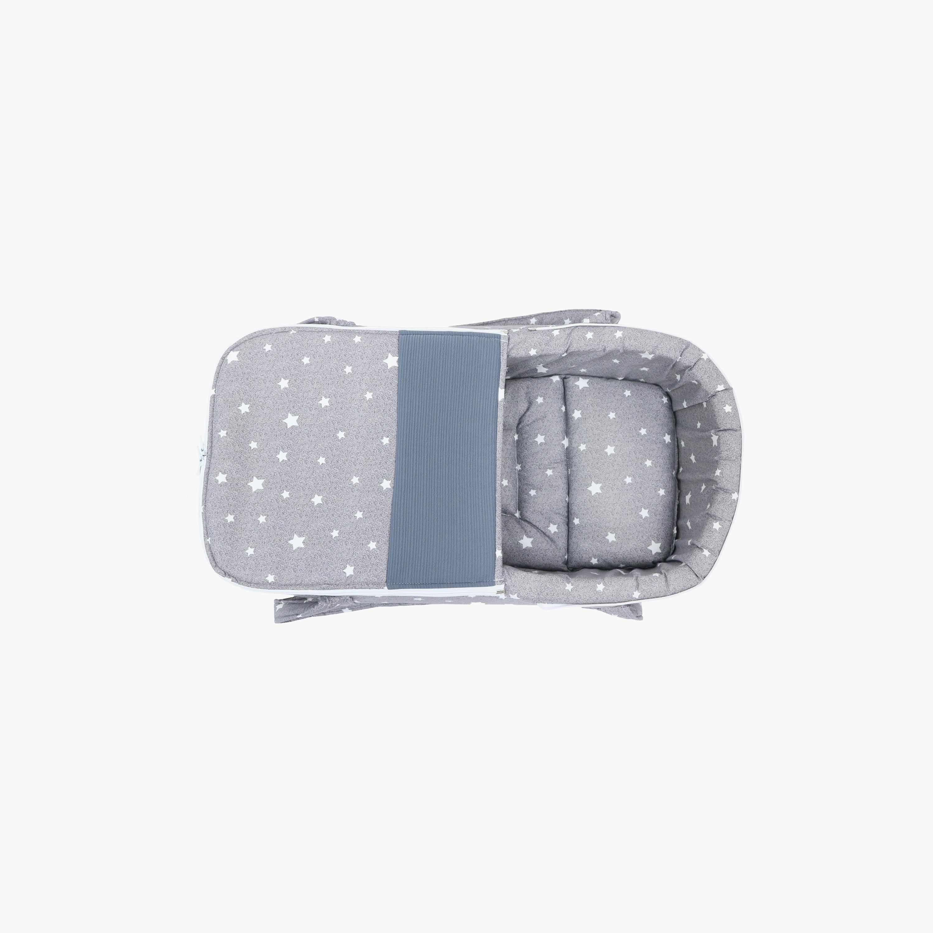 Little Angel Carry Bassinet with Diaper Bag, Grey-baby-nursery-furniture-cribsandbeds-bassinets-image-2