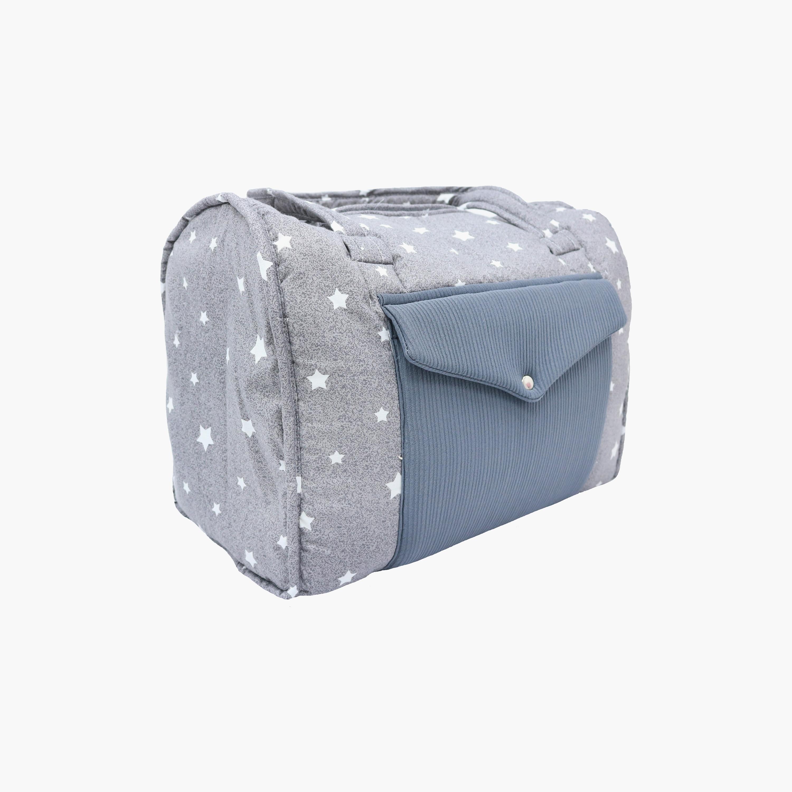 Little Angel Carry Bassinet with Diaper Bag, Grey-baby-nursery-furniture-cribsandbeds-bassinets-image-3