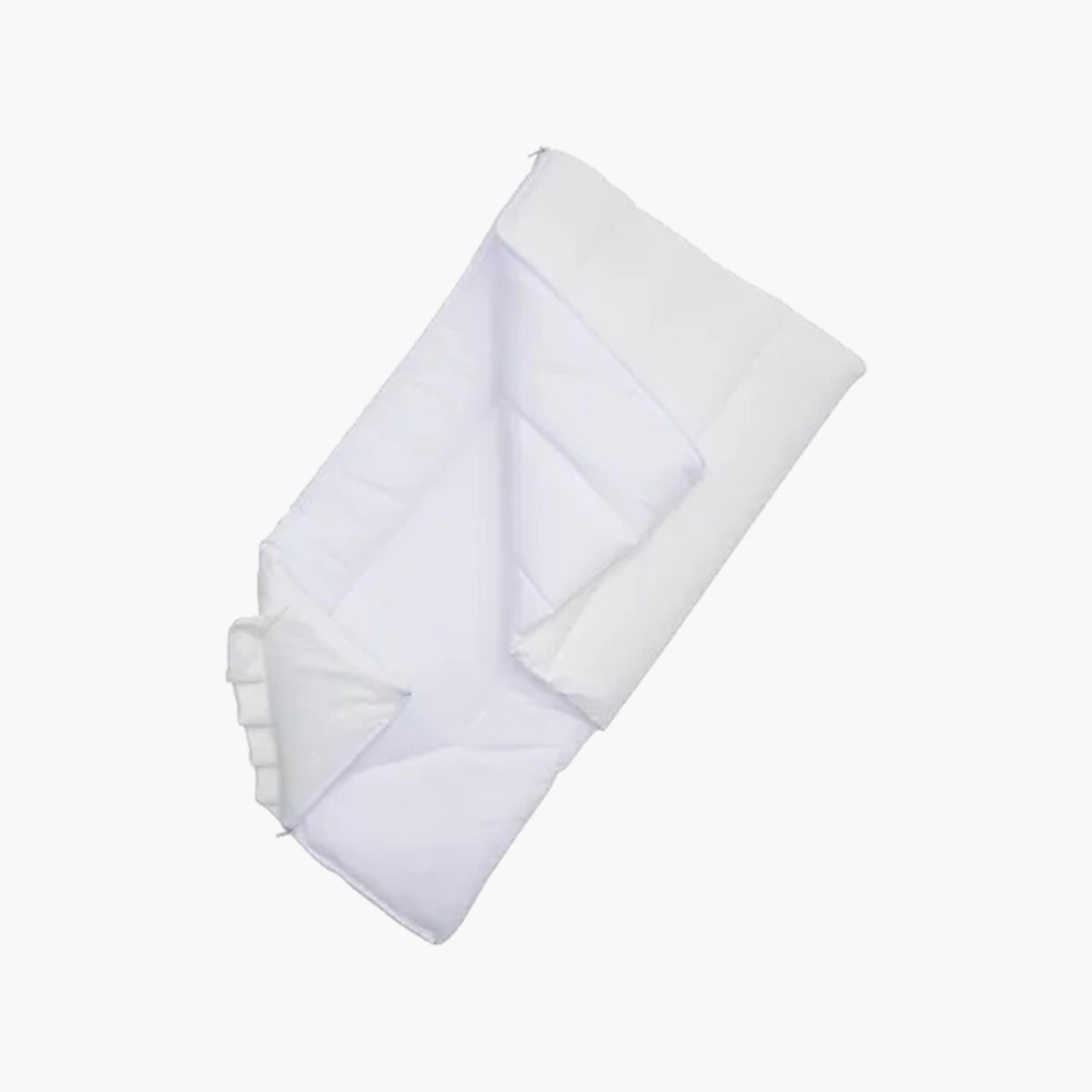 Little Angel Lightweight Sleeping Bag, White-baby-nursery-blanketsandswaddles-swaddlesandsleepingbags-image-2