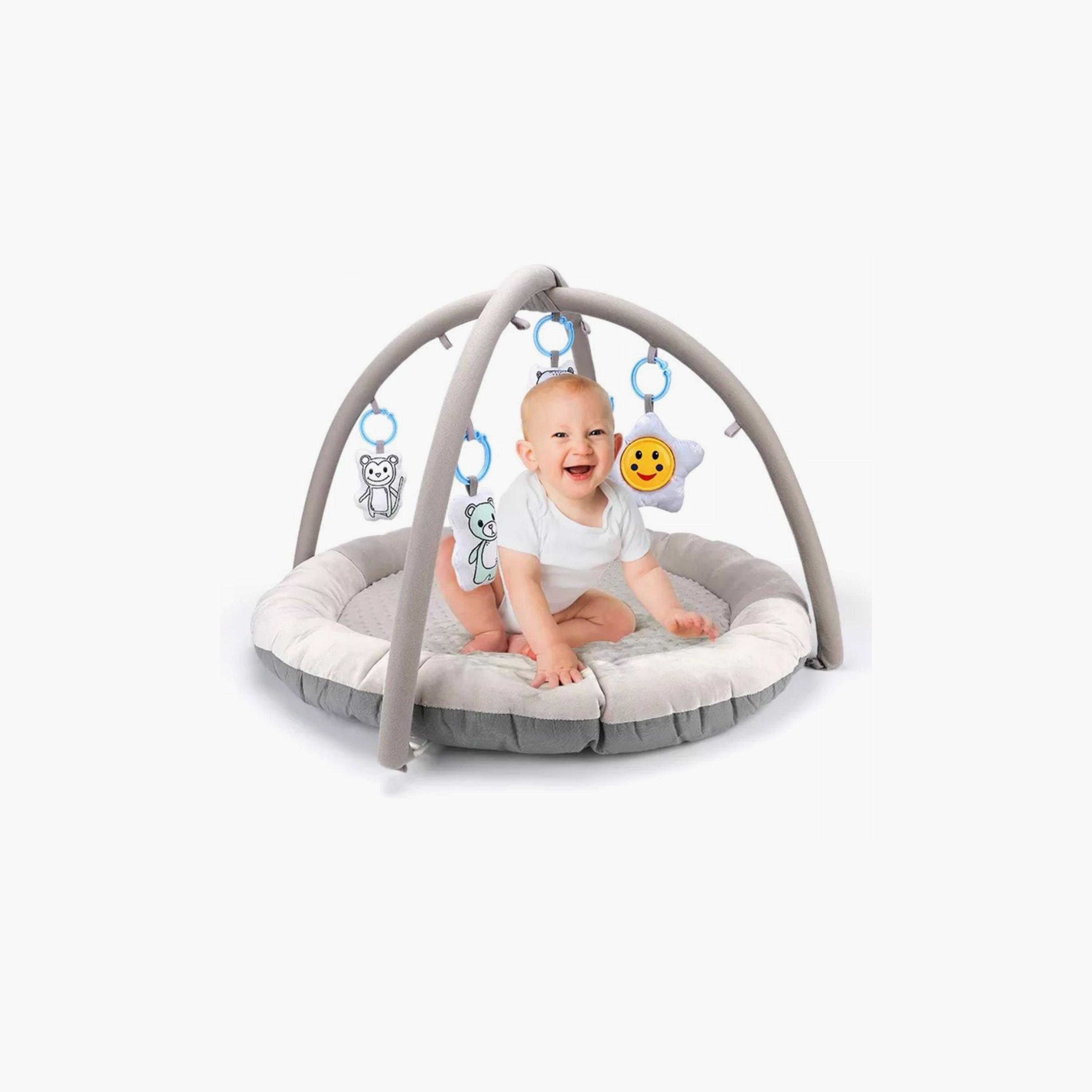 Little Angel Rounded & Comfortable Gym Play Mat-baby-infantactivity-playgyms-image-2