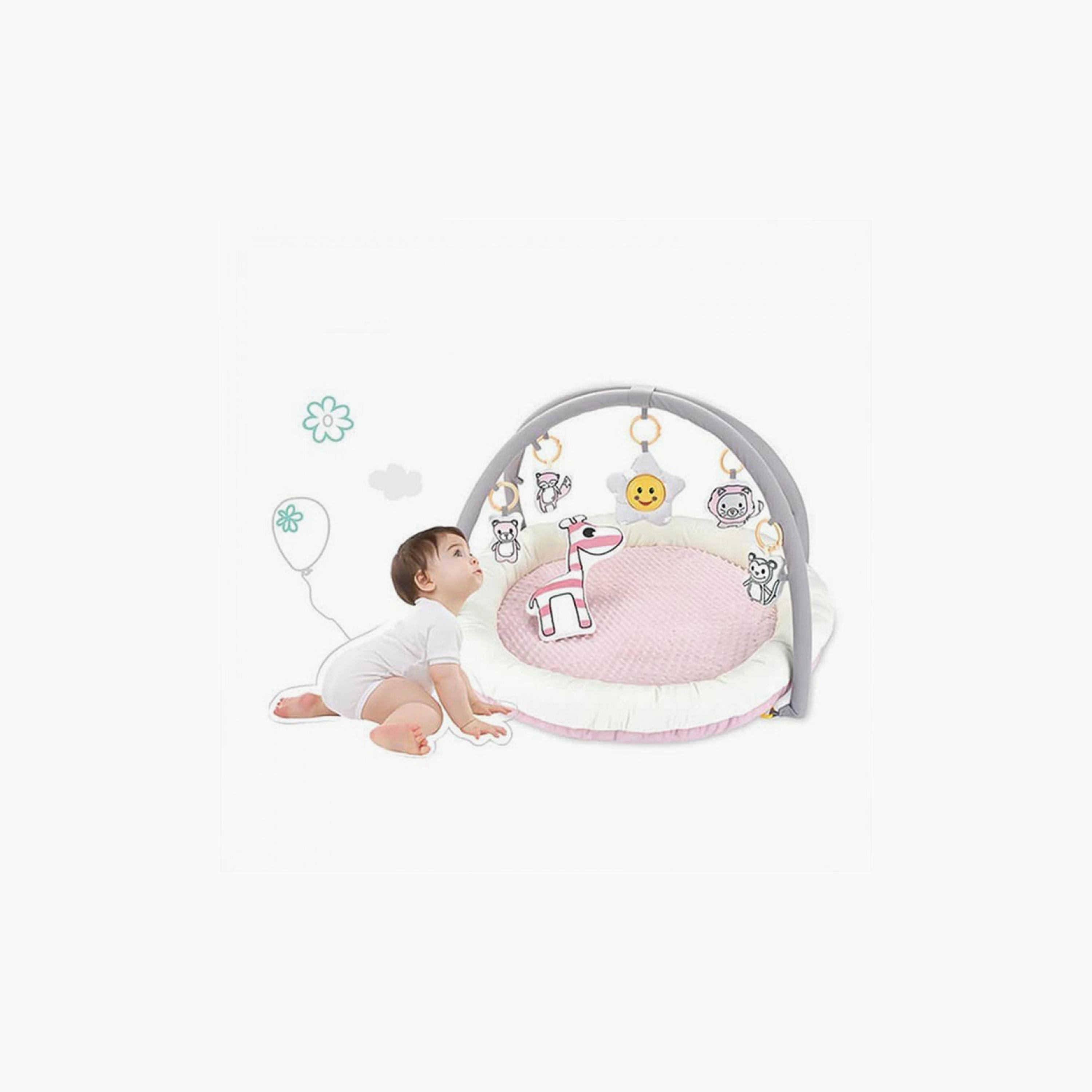 Little Angel Rounded & Comfortable Gym Play Mat-baby-infantactivity-playgyms-image-2
