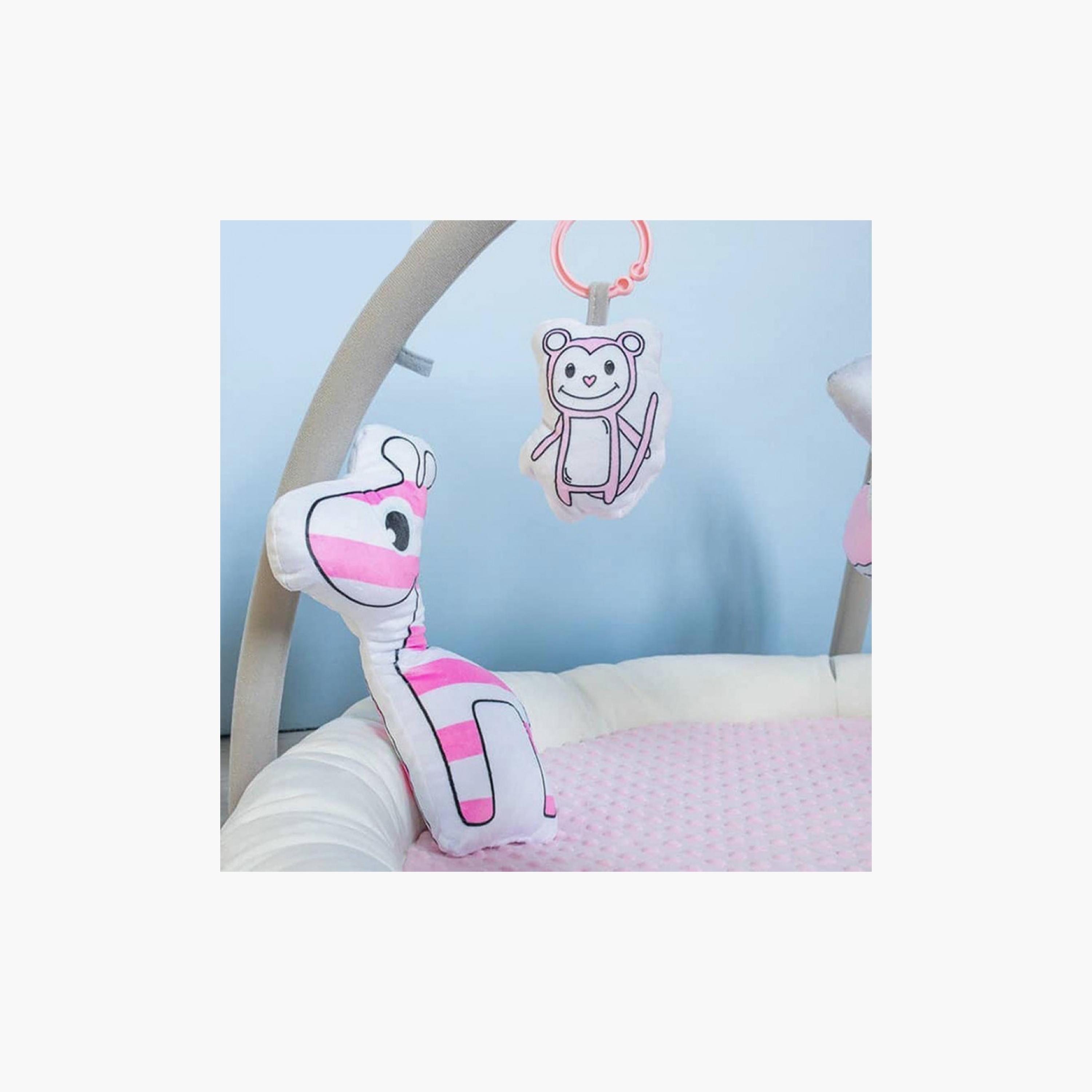 Little Angel Rounded & Comfortable Gym Play Mat-baby-infantactivity-playgyms-image-3