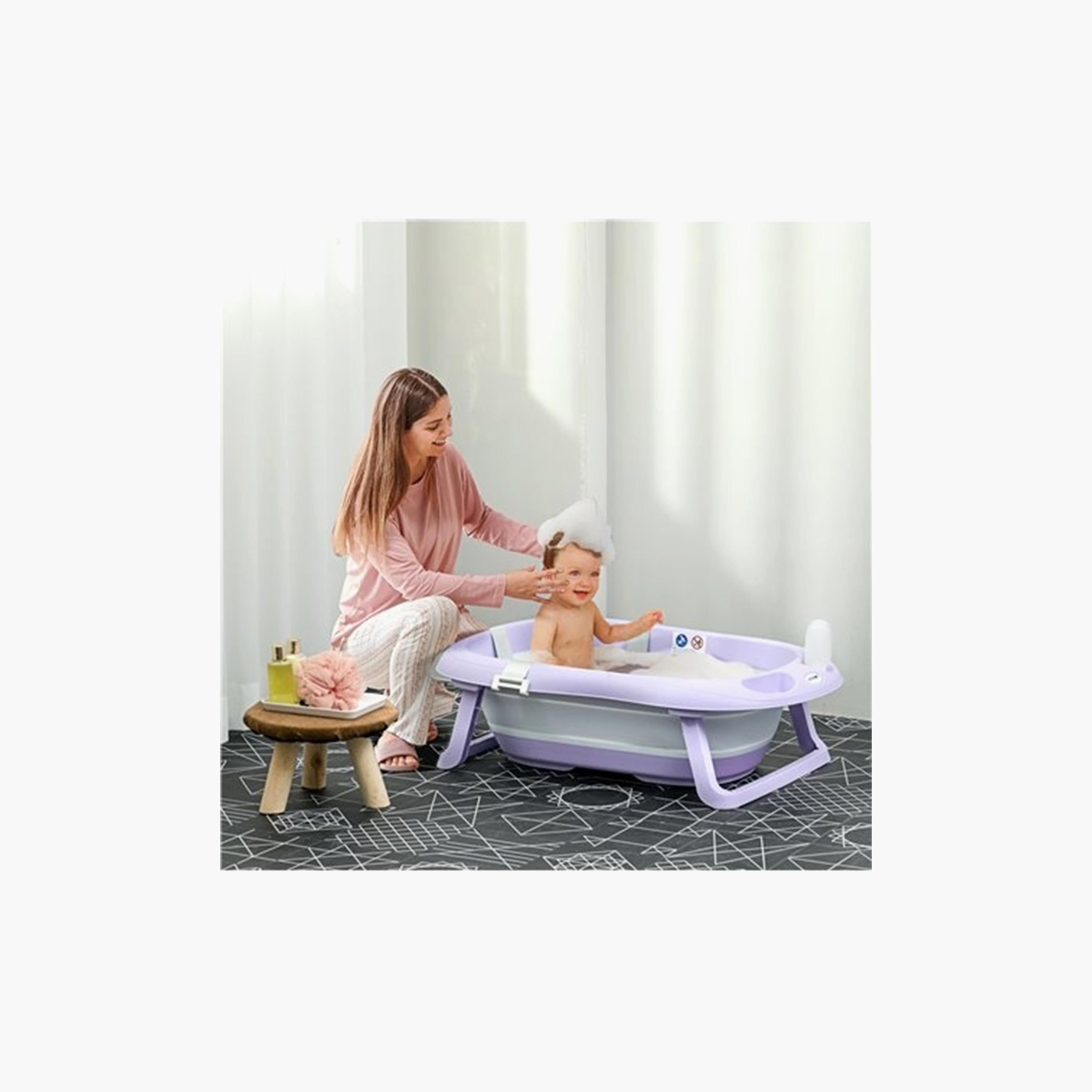 Little Angel Foldable & Portable Bathtub-baby-bathandcare-bathtubs-image-4