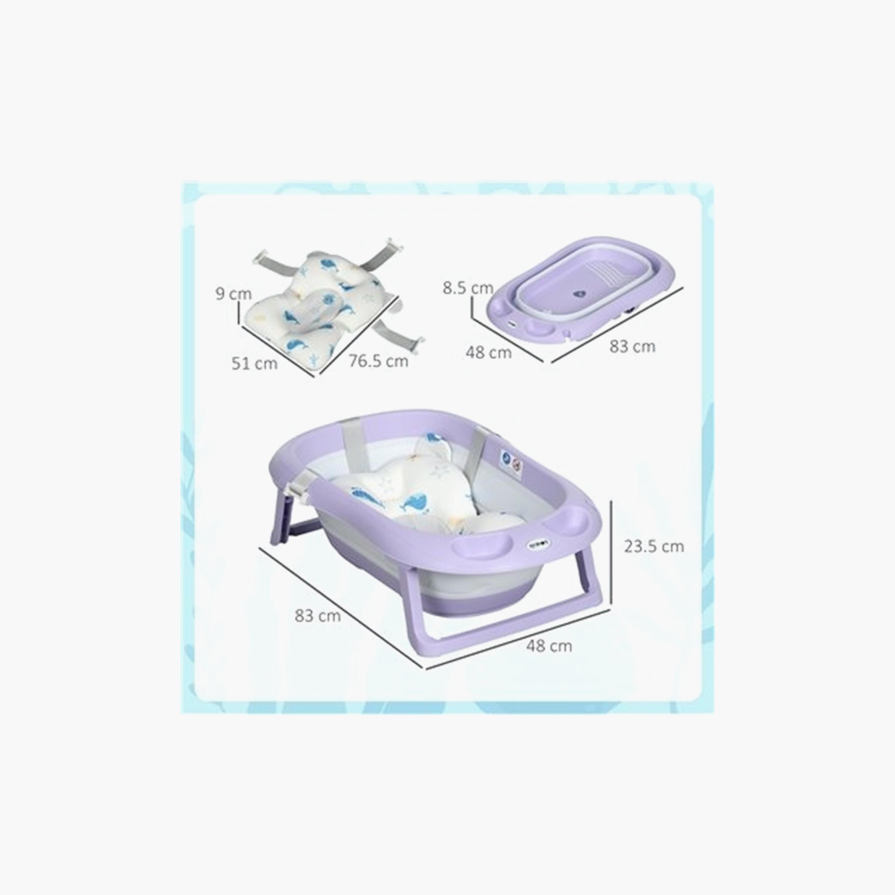 Little Angel Foldable & Portable Bathtub-baby-bathandcare-bathtubs-image-5