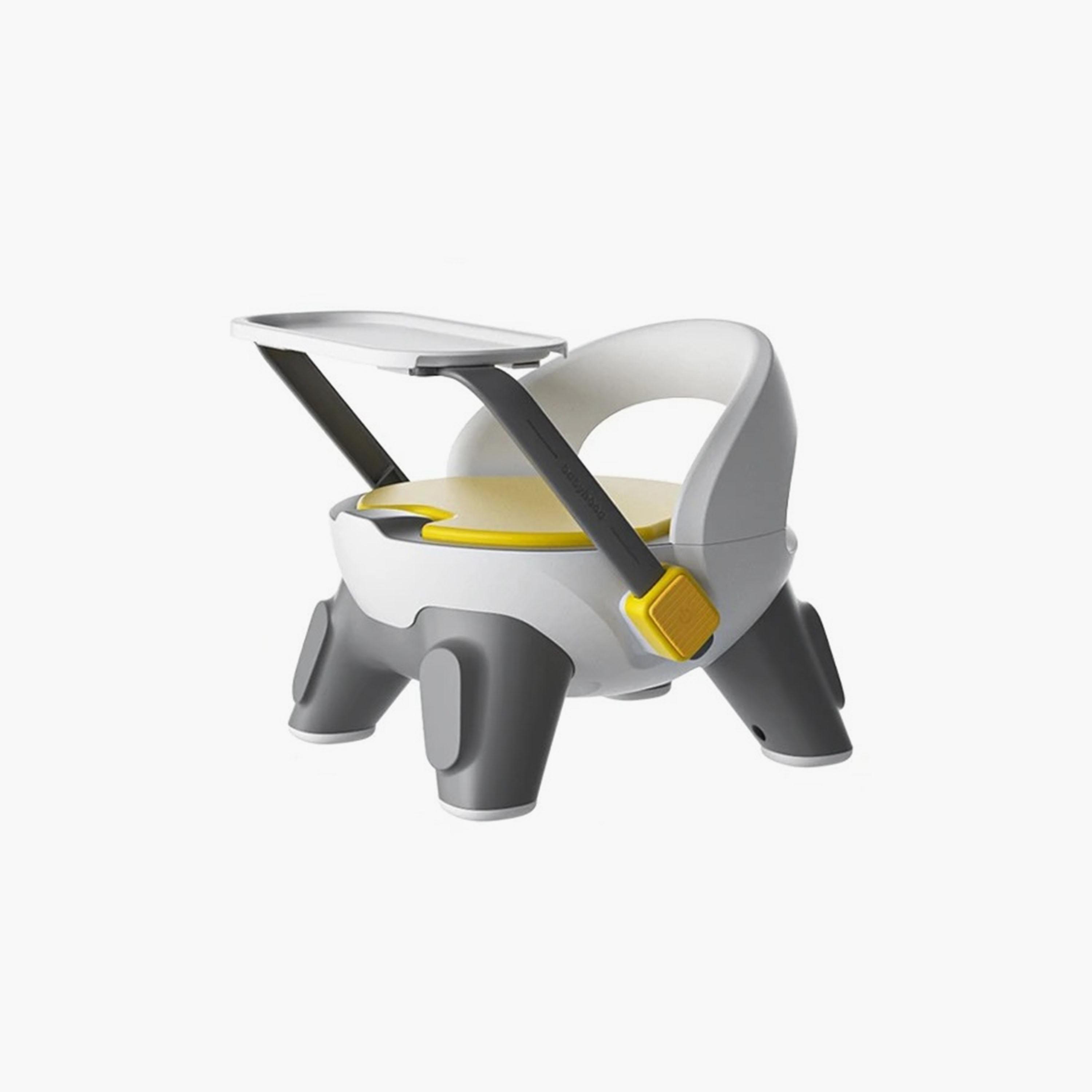 Little Angel Learning Chair with Table Board, White-baby-nursery-furniture-chairsandtables-image-1