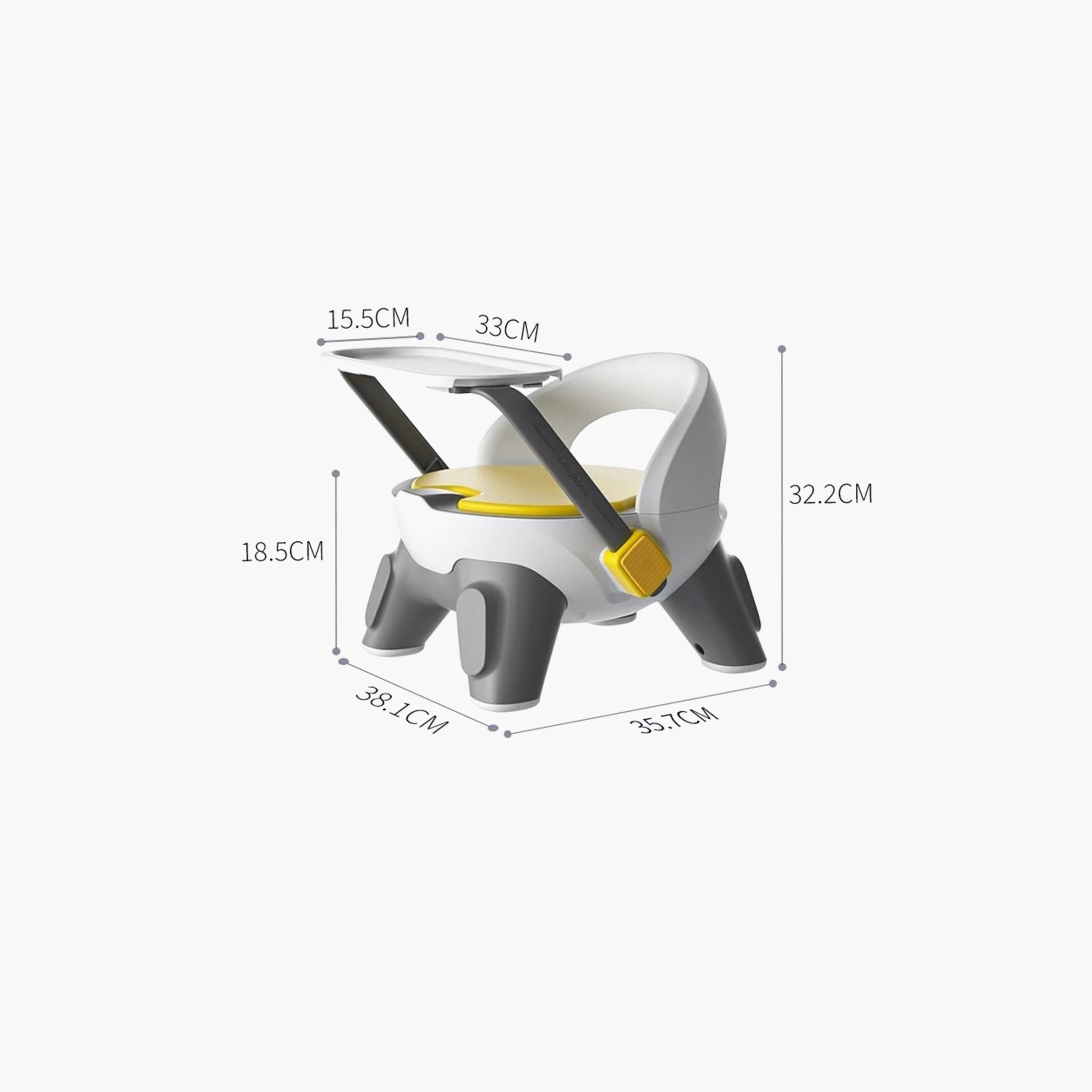 Little Angel Learning Chair with Table Board, White-baby-nursery-furniture-chairsandtables-image-4