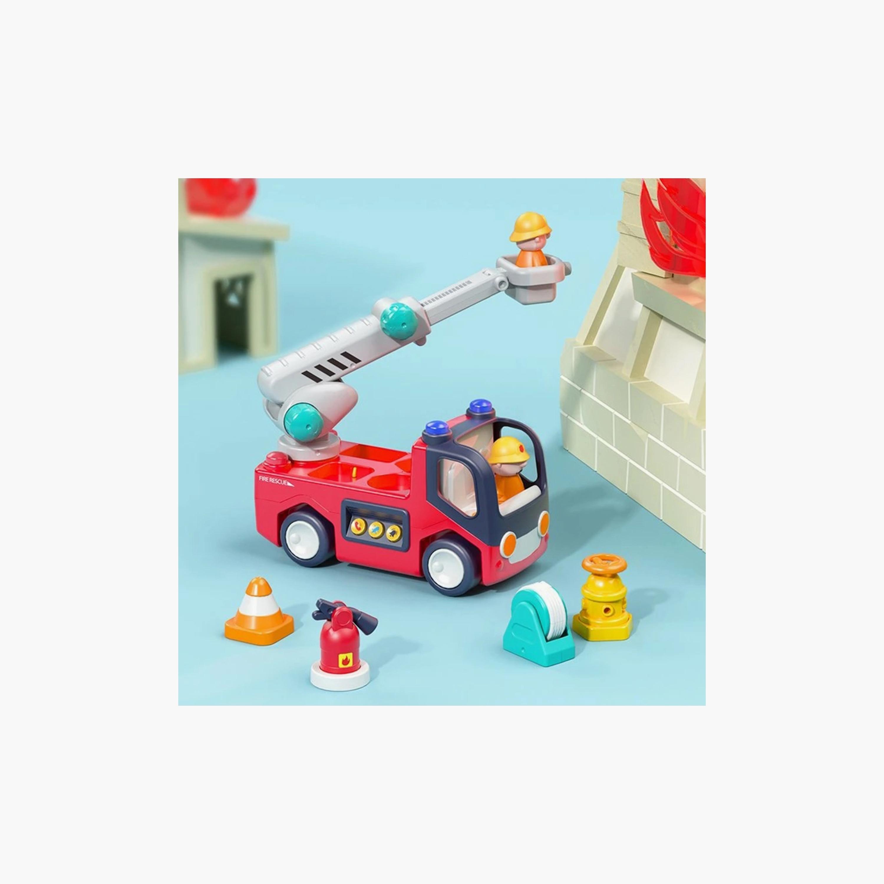 لعبة شاحنة إطفاء من إيرلي ليرنينج-toys-playvehicles-vehicleplaysets-image-3