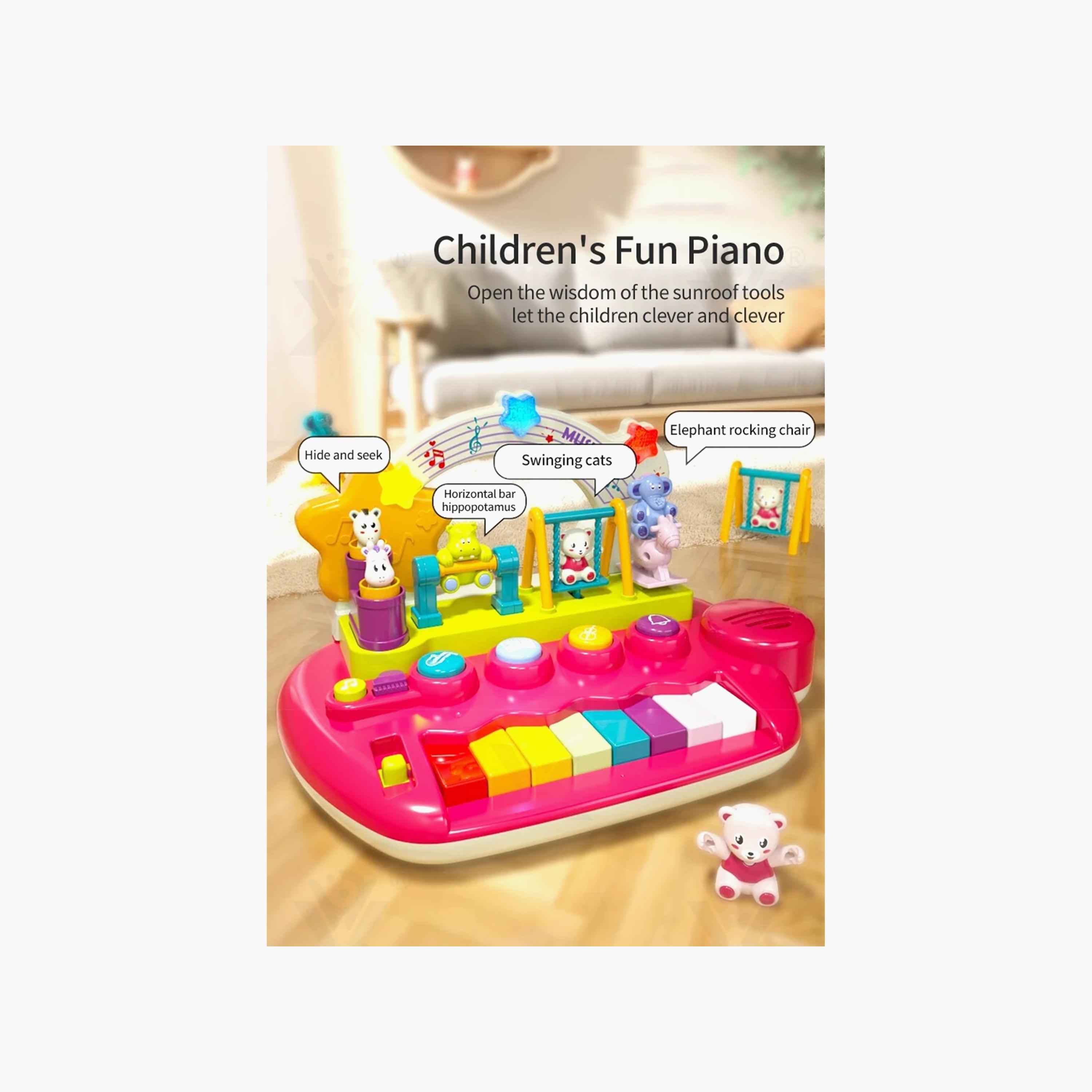 Goodway Musical Piano Toy with Light & Animals-toys-educational-musicaltoys-image-4