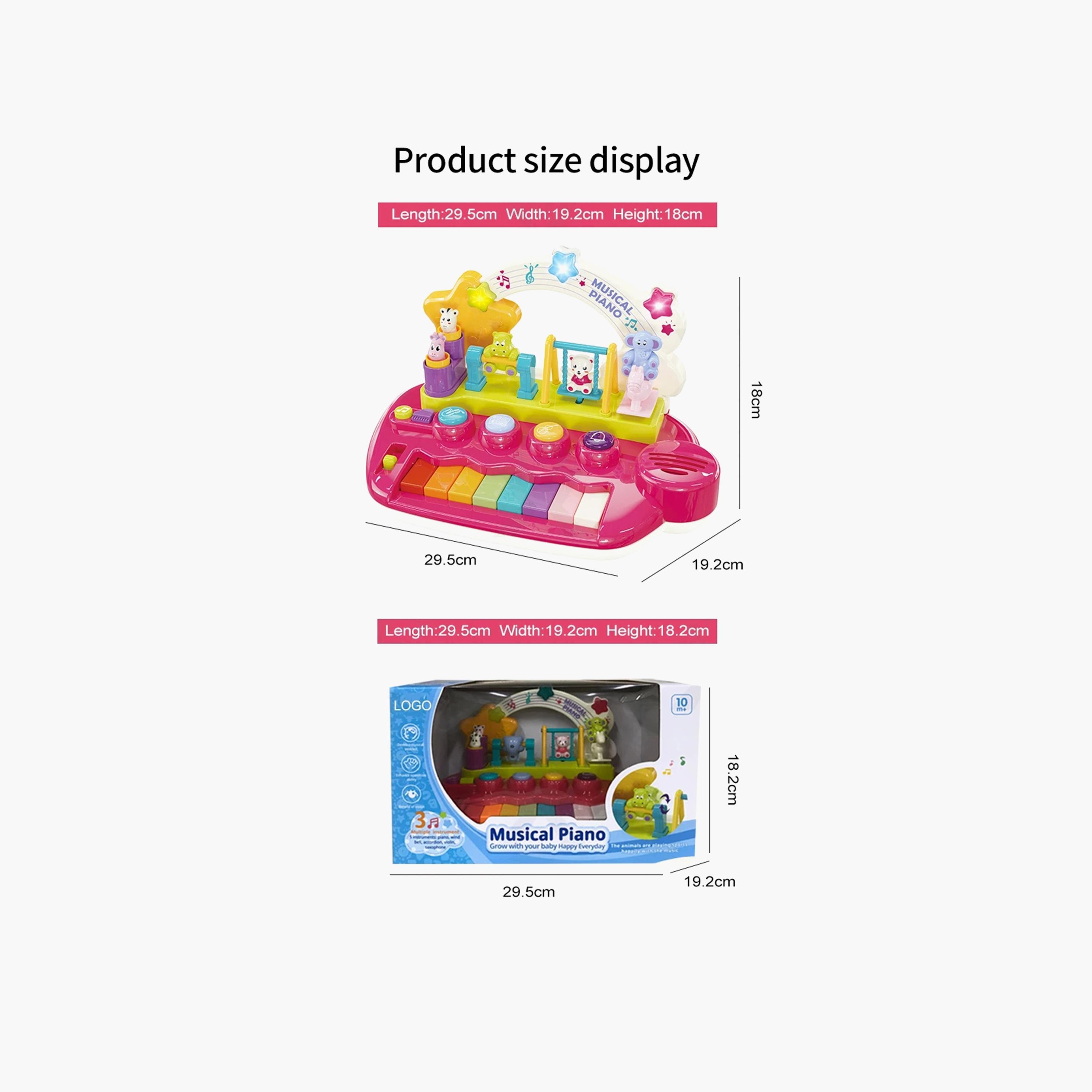 Goodway Musical Piano Toy with Light & Animals-toys-educational-musicaltoys-image-5
