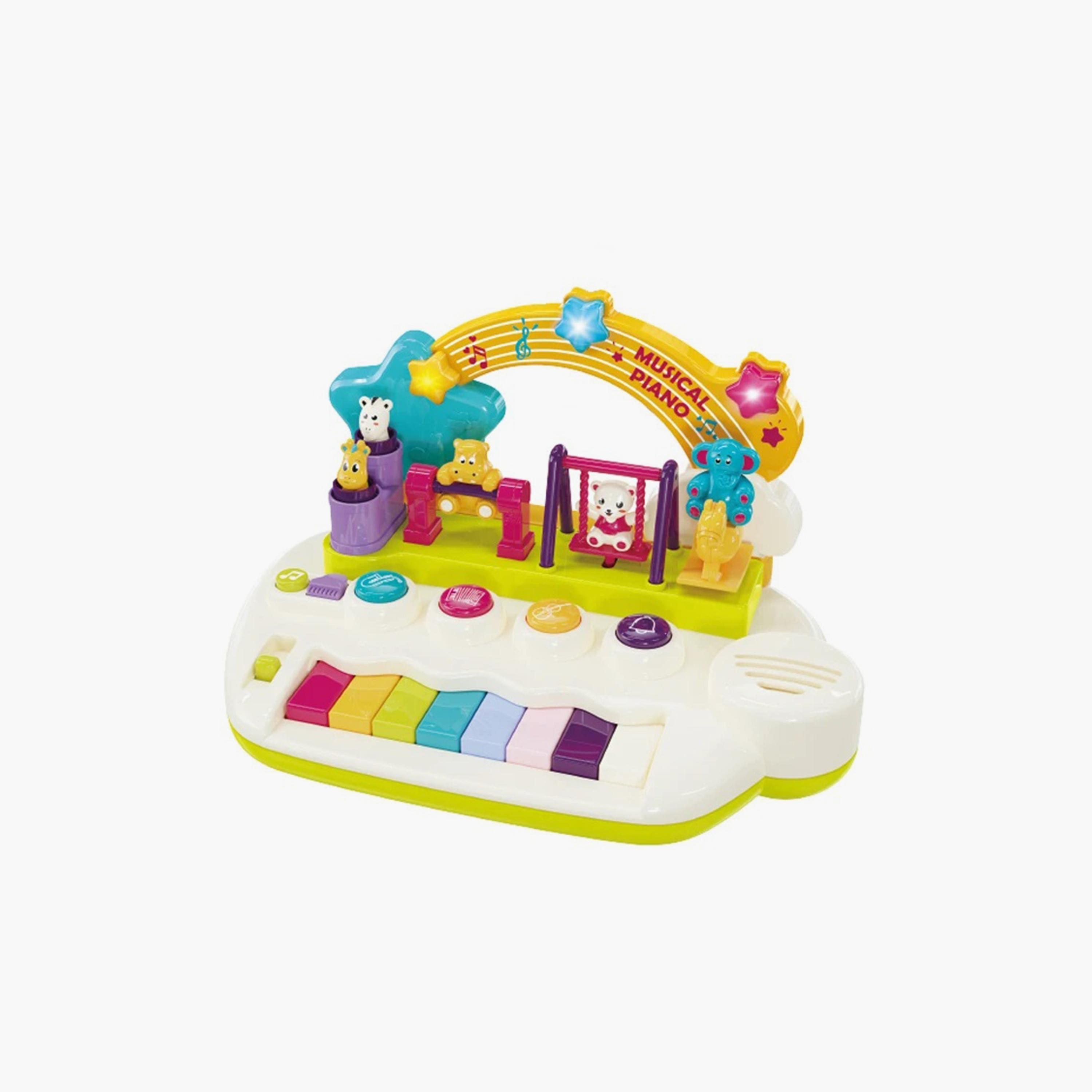 Goodway Musical Piano Toy with Light & Animals-toys-educational-musicaltoys-image-1