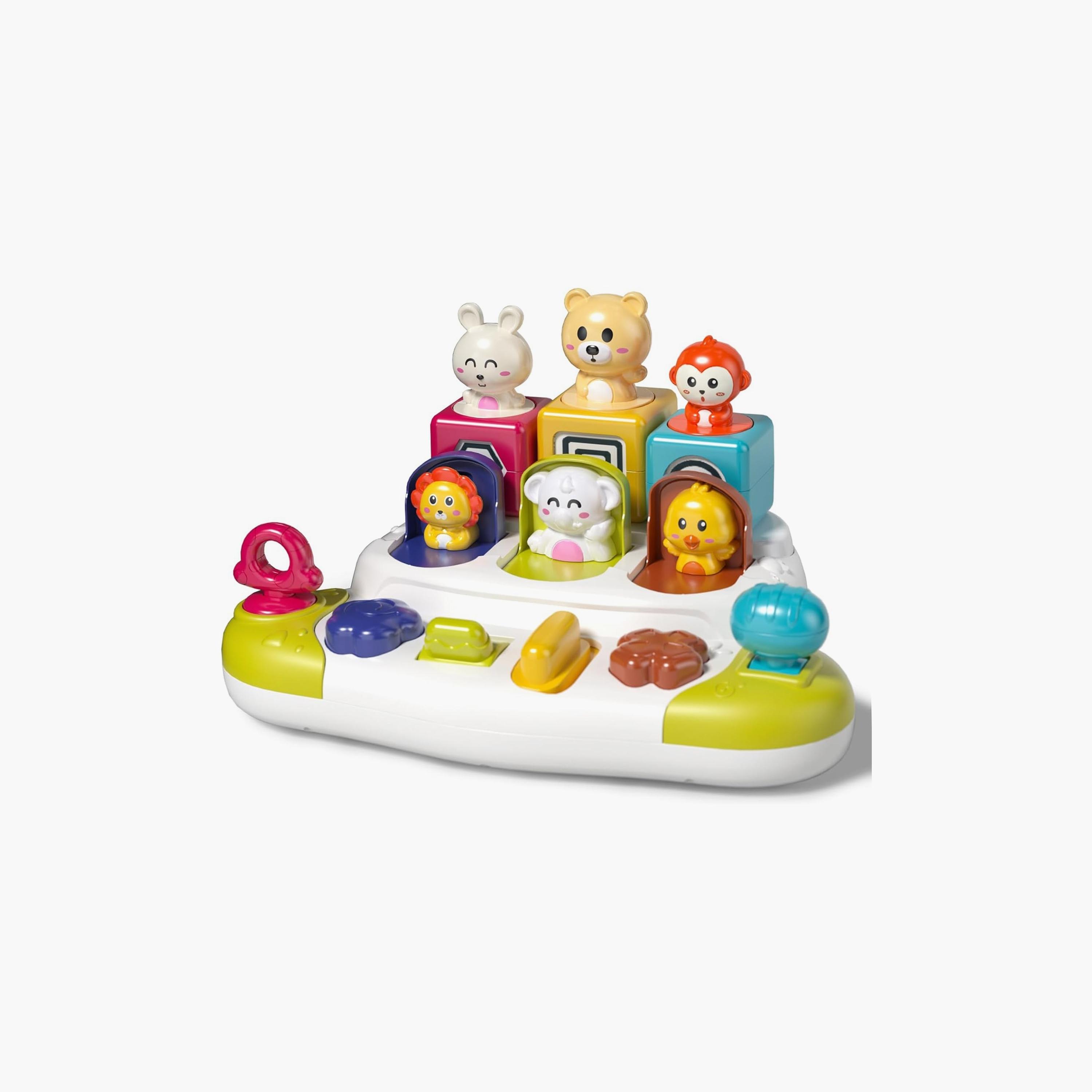 Goodway Pop-Up Peek A Boo Activity Animals Toy-toys-babyandtoddlertoys-learningtoys-image-1
