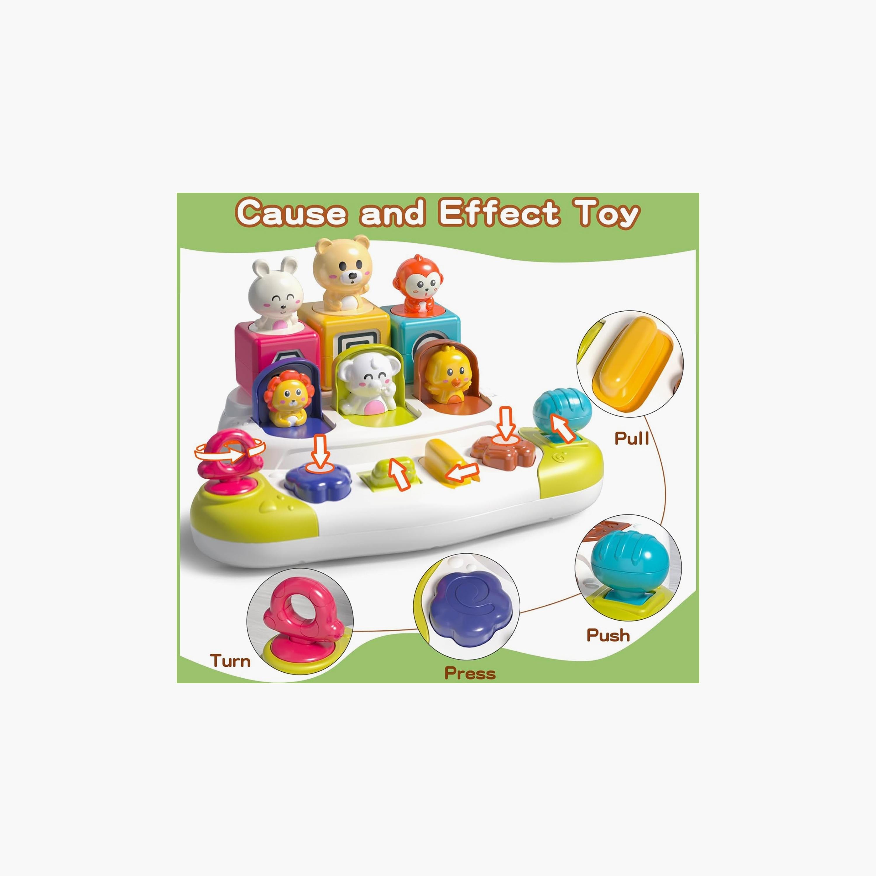 Goodway Pop-Up Peek A Boo Activity Animals Toy-toys-babyandtoddlertoys-learningtoys-image-2