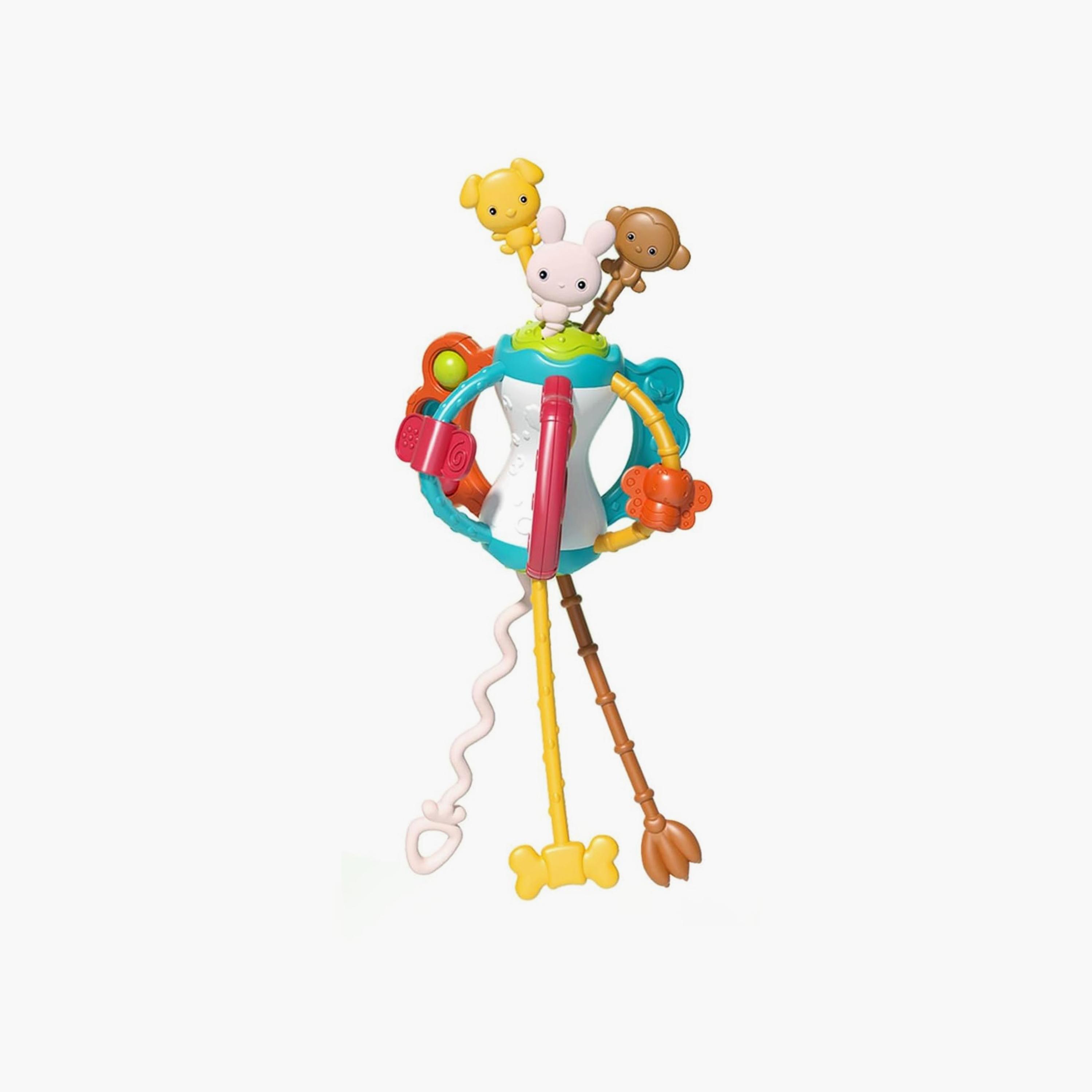 Goodway Baby Pull String Teether Rattle Shaker Toy-toys-babyandtoddlertoys-rattlesandteethers-image-1