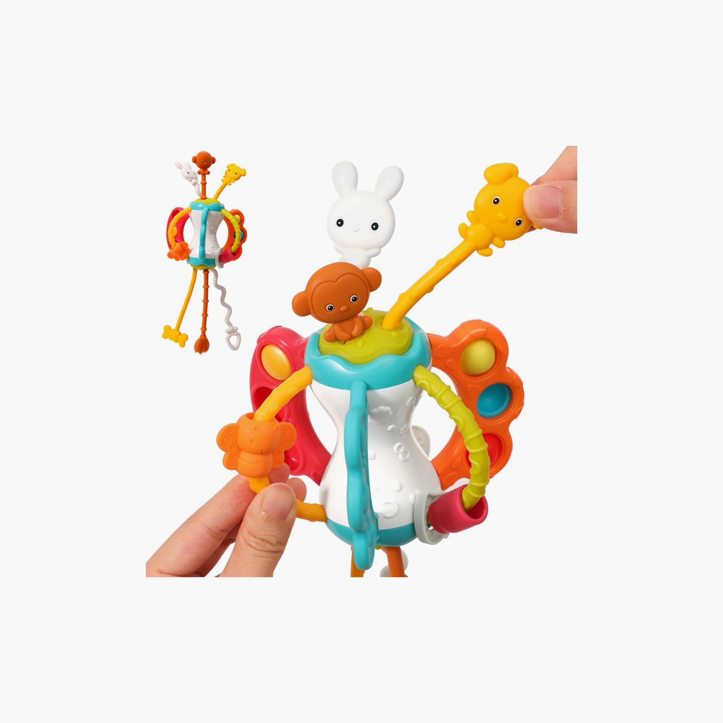 Goodway Baby Pull String Teether Rattle Shaker Toy-toys-babyandtoddlertoys-rattlesandteethers-image-2