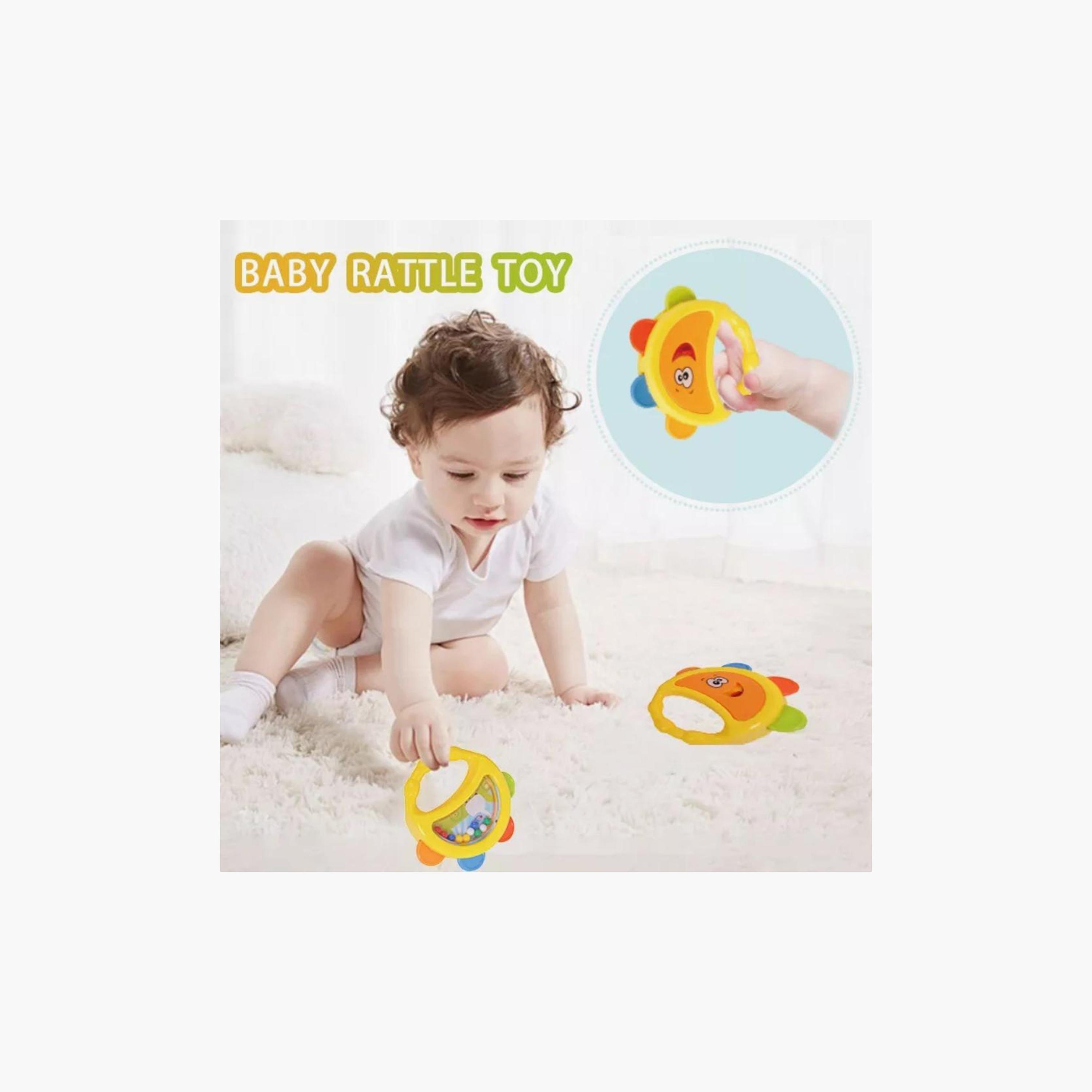 لعبة الدف الخشخيشة الهزازة من جودواي بيبي، أزرق-toys-babyandtoddlertoys-rattlesandteethers-image-1