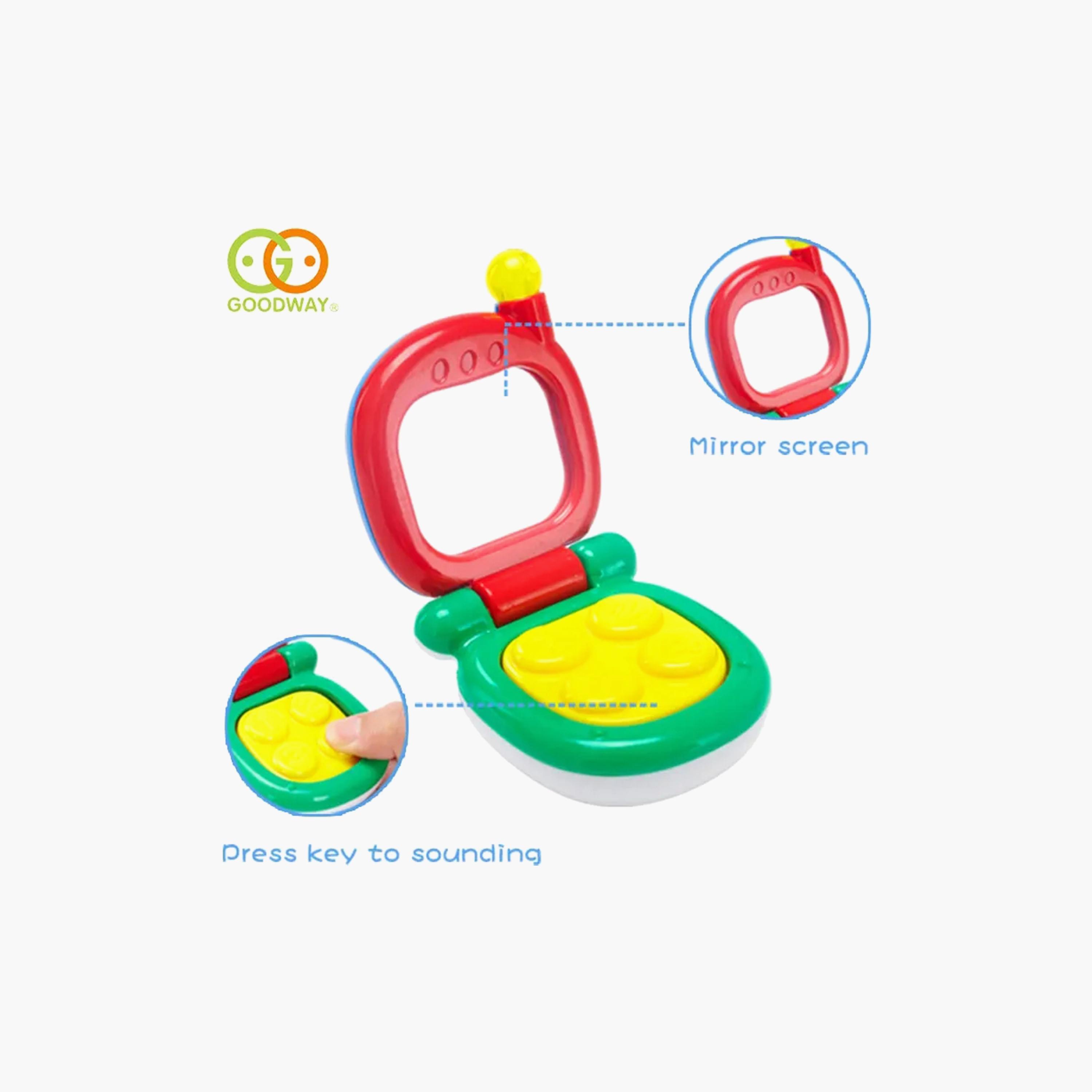 لعبة الهاتف الخشخيشة الهزازة مع مرآة من جودواي بيبي-toys-babyandtoddlertoys-rattlesandteethers-image-2