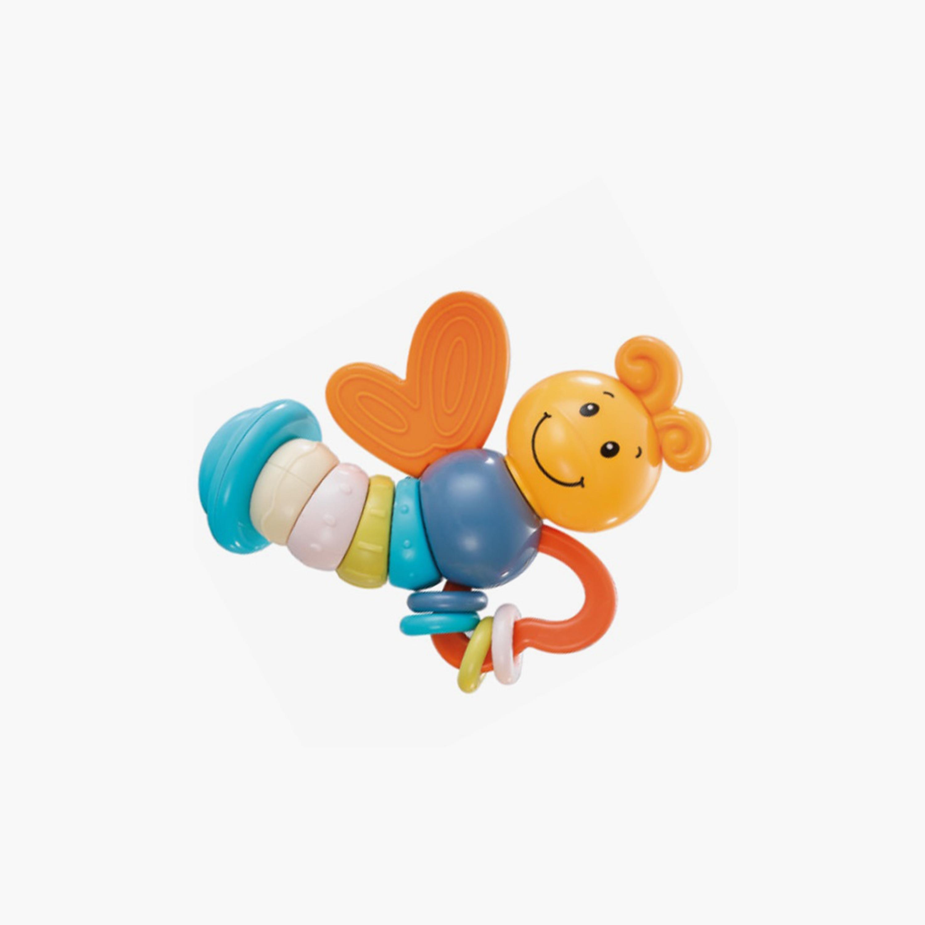 Goodway Baby Swivel Teether Rattle Shaker Toy, Orange-toys-babyandtoddlertoys-rattlesandteethers-image-1