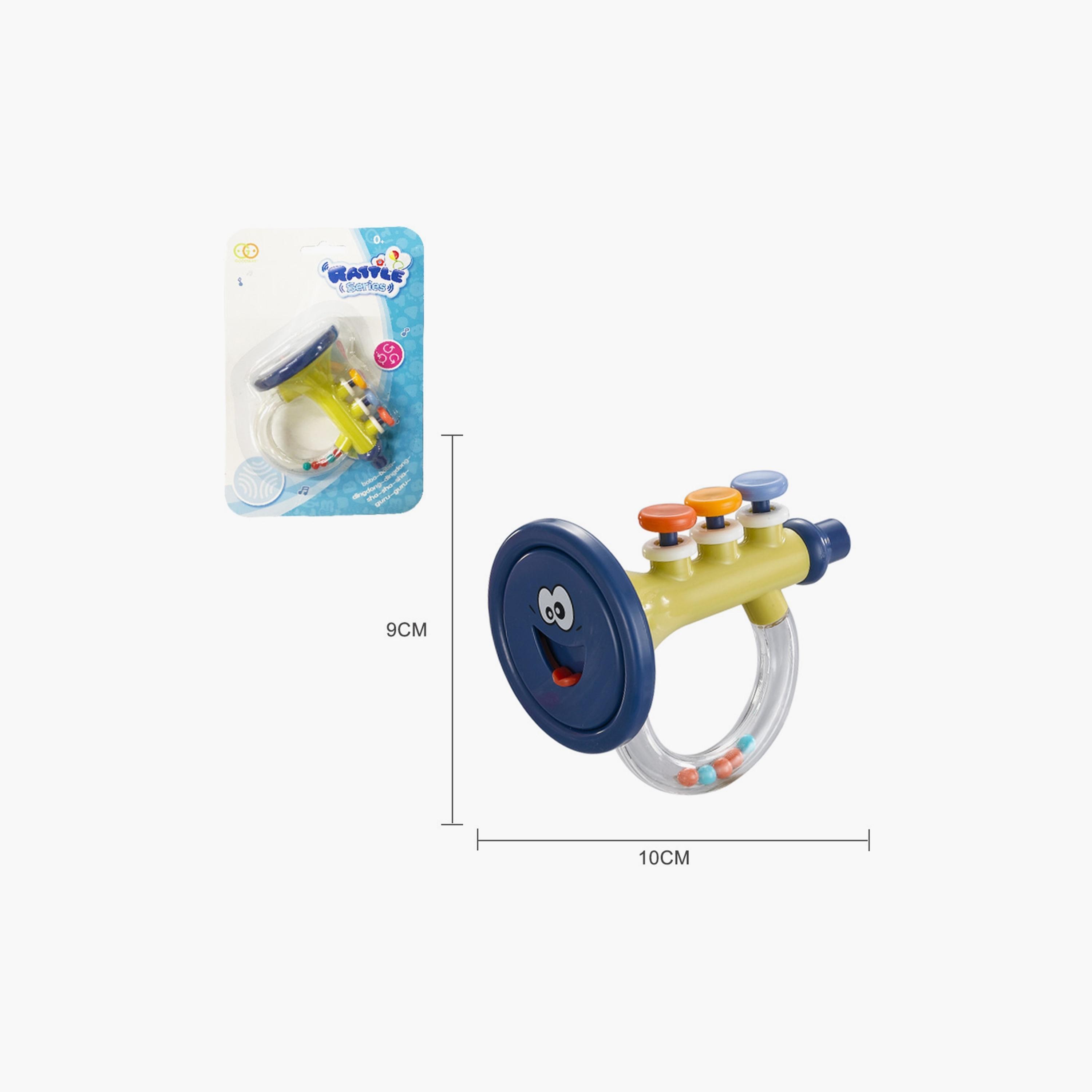 Goodway Baby Trumpet Musical Rattle Shaker Toy-toys-babyandtoddlertoys-rattlesandteethers-image-2