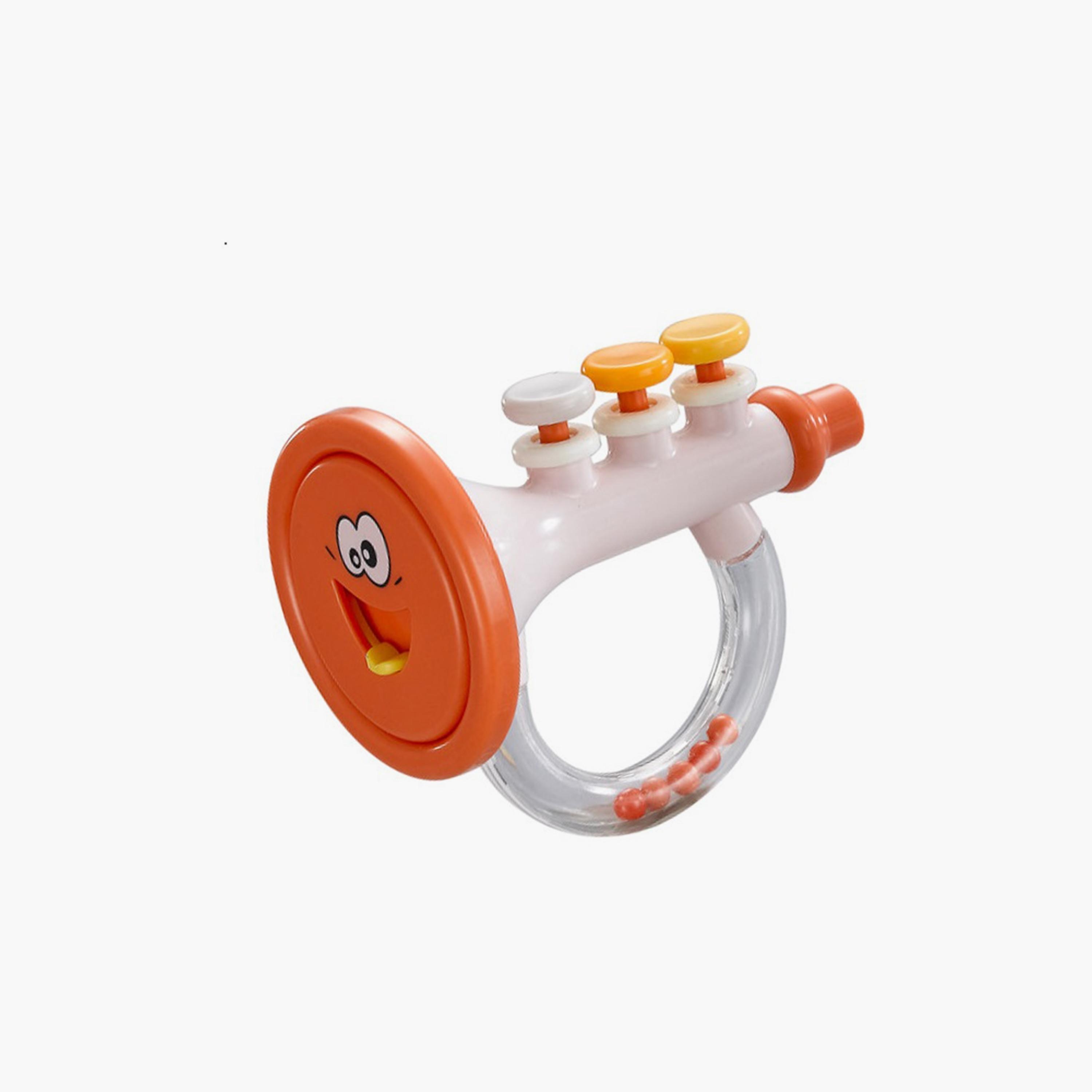 Goodway Baby Trumpet Musical Rattle Shaker Toy-toys-babyandtoddlertoys-rattlesandteethers-image-1