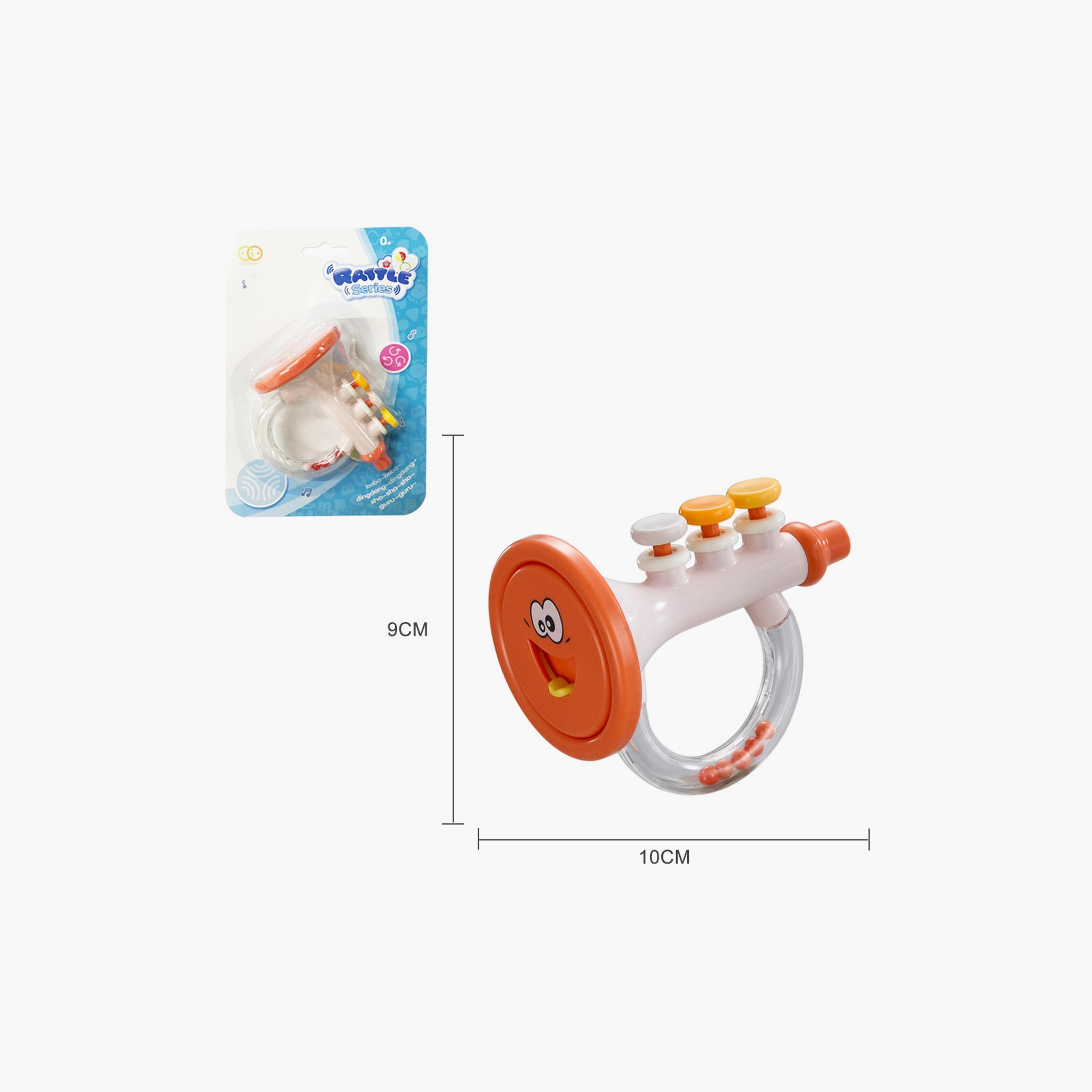 Goodway Baby Trumpet Musical Rattle Shaker Toy-toys-babyandtoddlertoys-rattlesandteethers-image-3