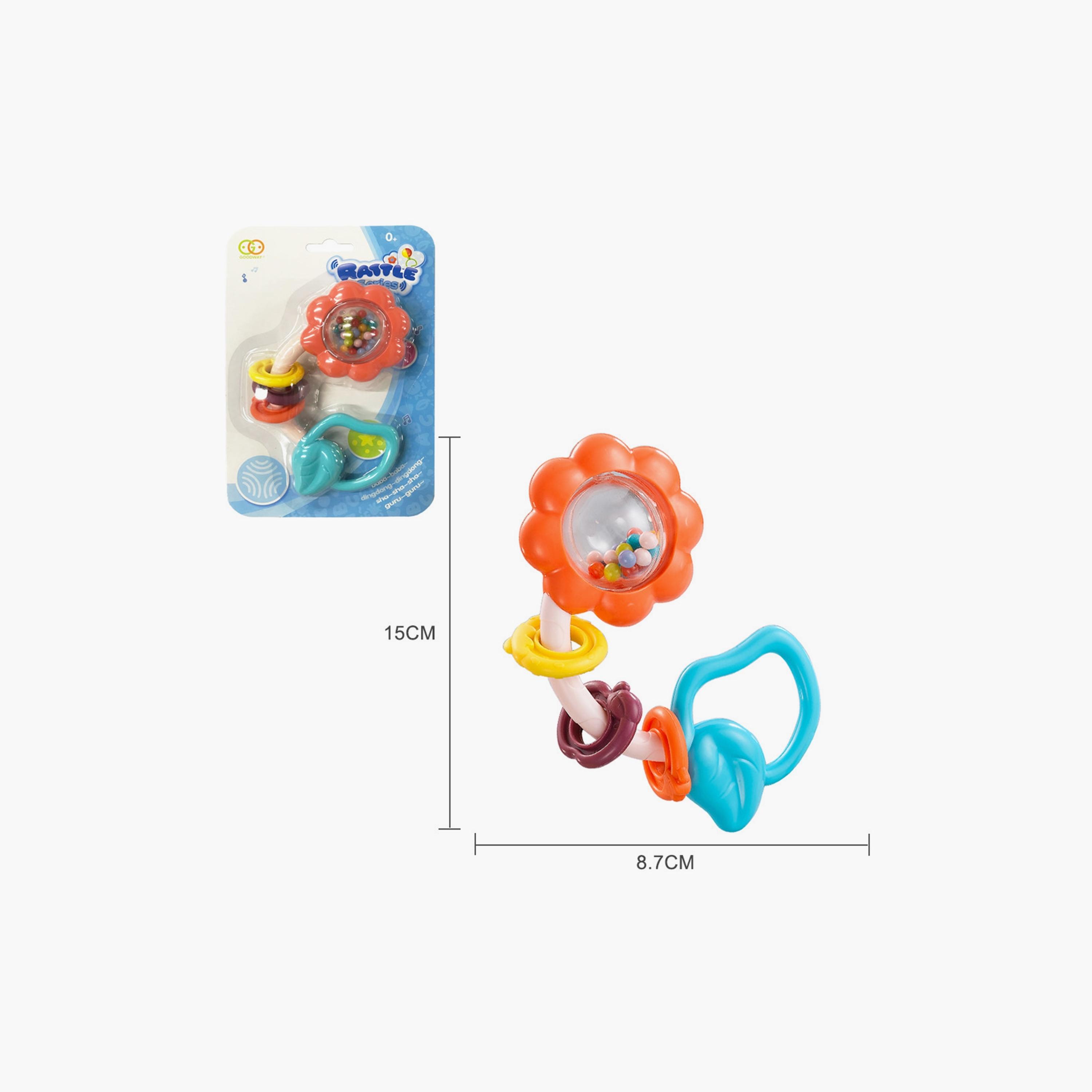 لعبة عضاضة وخشخشة للأطفال من جودواي بيبي-toys-babyandtoddlertoys-rattlesandteethers-image-3