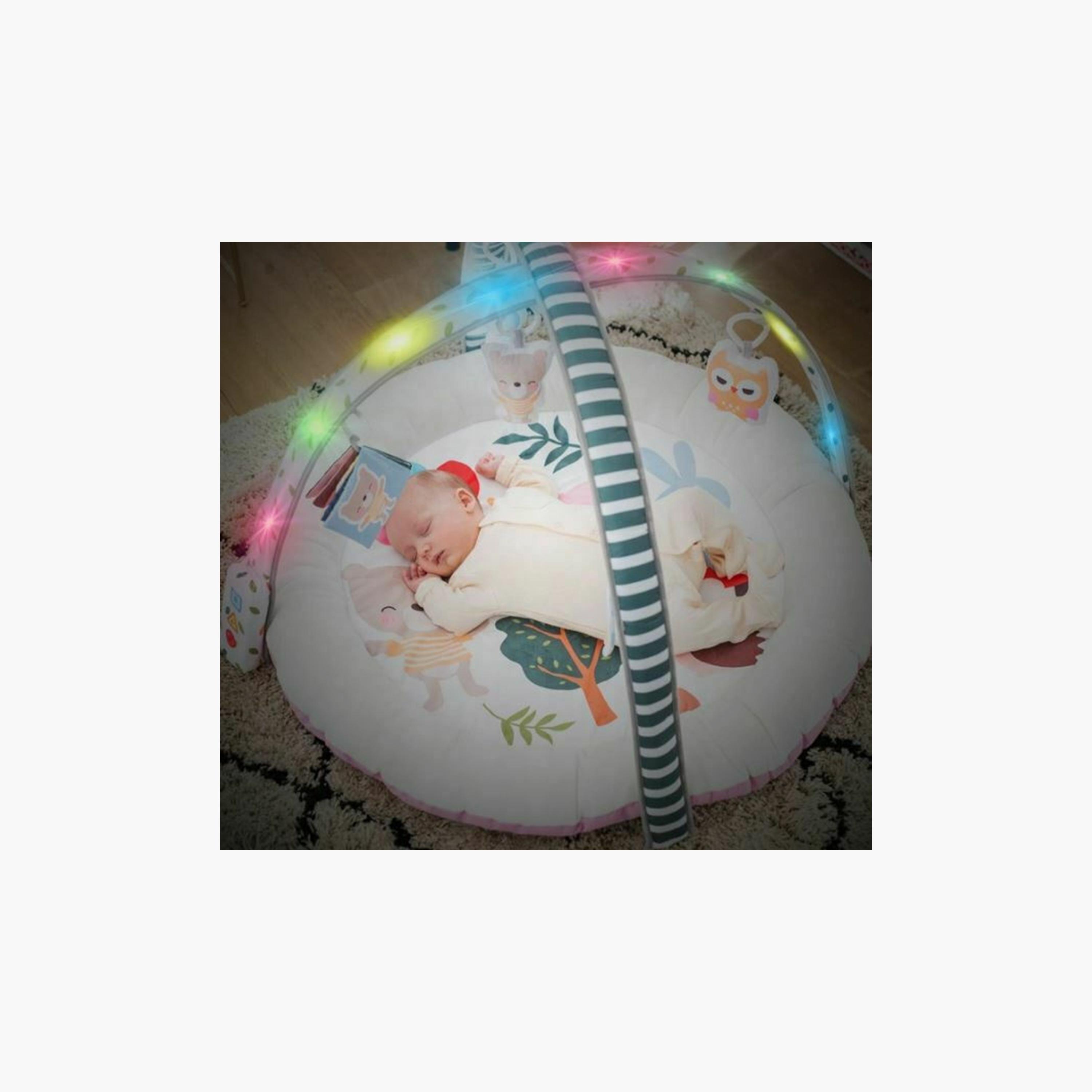Little Angel Activity Gym Round Playmat with Hanging Rattle Toys-baby-infantactivity-playgyms-image-3