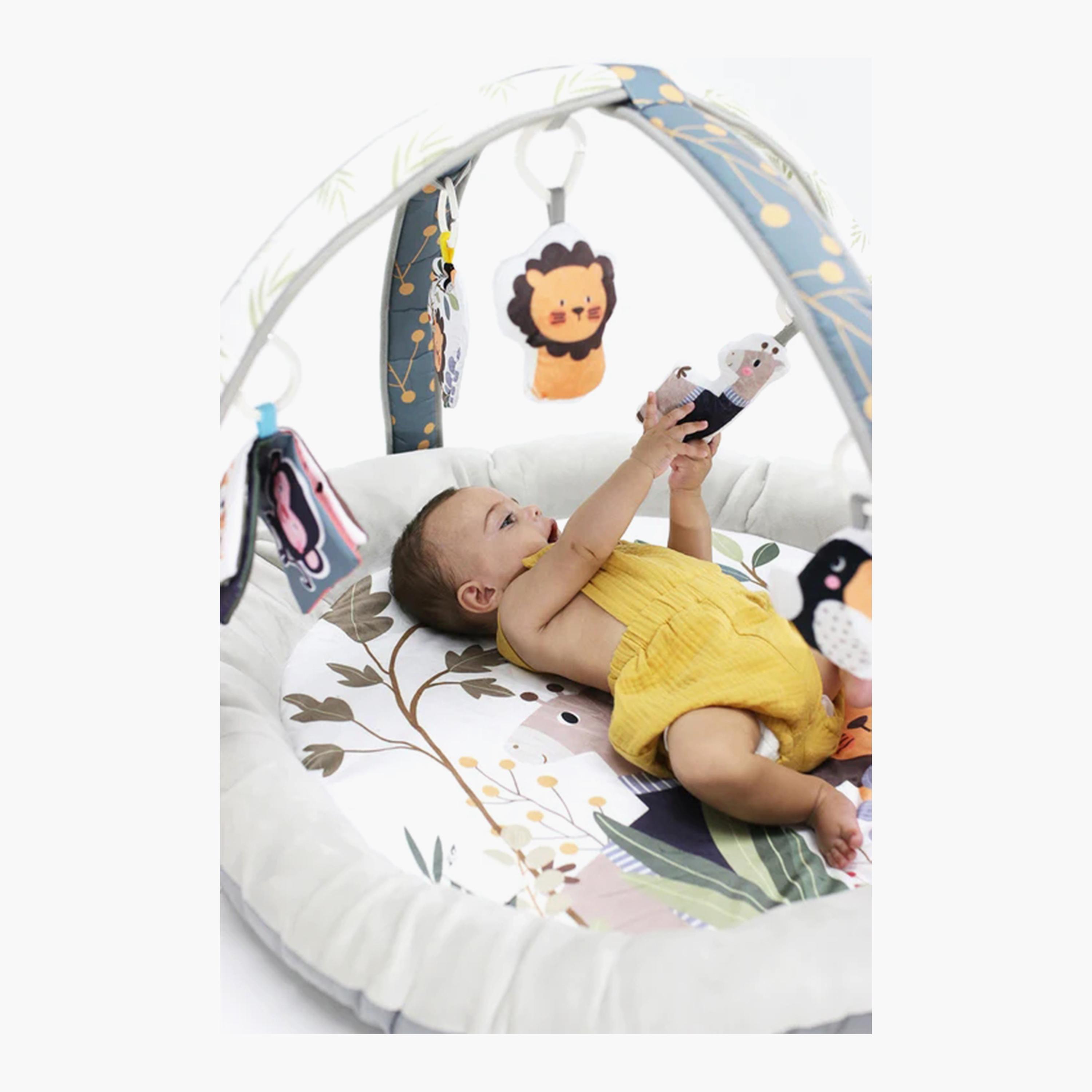 سجادة لعب مستديرة جيم الأنشطة مع ألعاب خشخيشة معلقة من ليتل آنجل-baby-infantactivity-playgyms-image-2