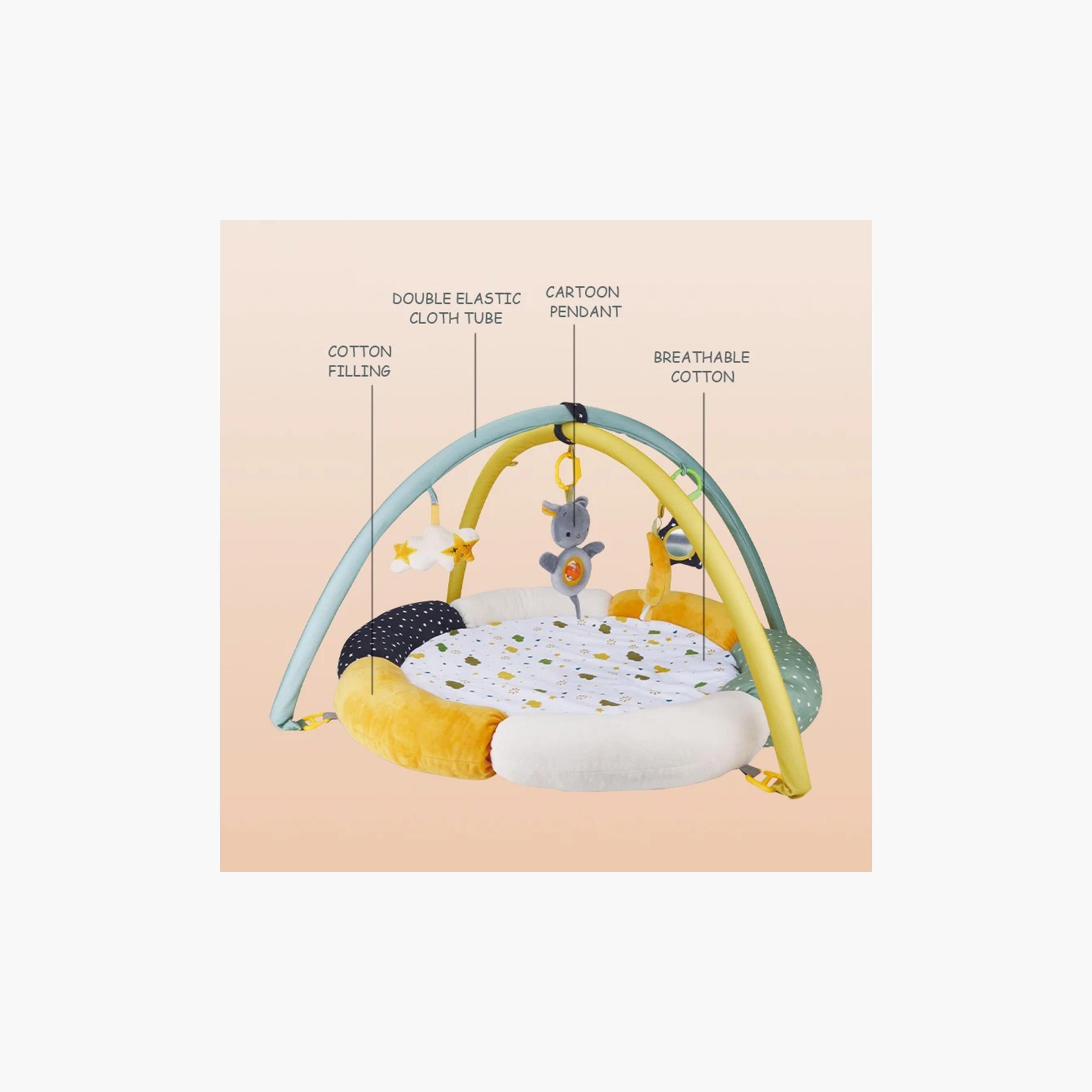 Little Angel Activity Gym Toy Playmat with Hanging Rattles-baby-infantactivity-playgyms-image-2