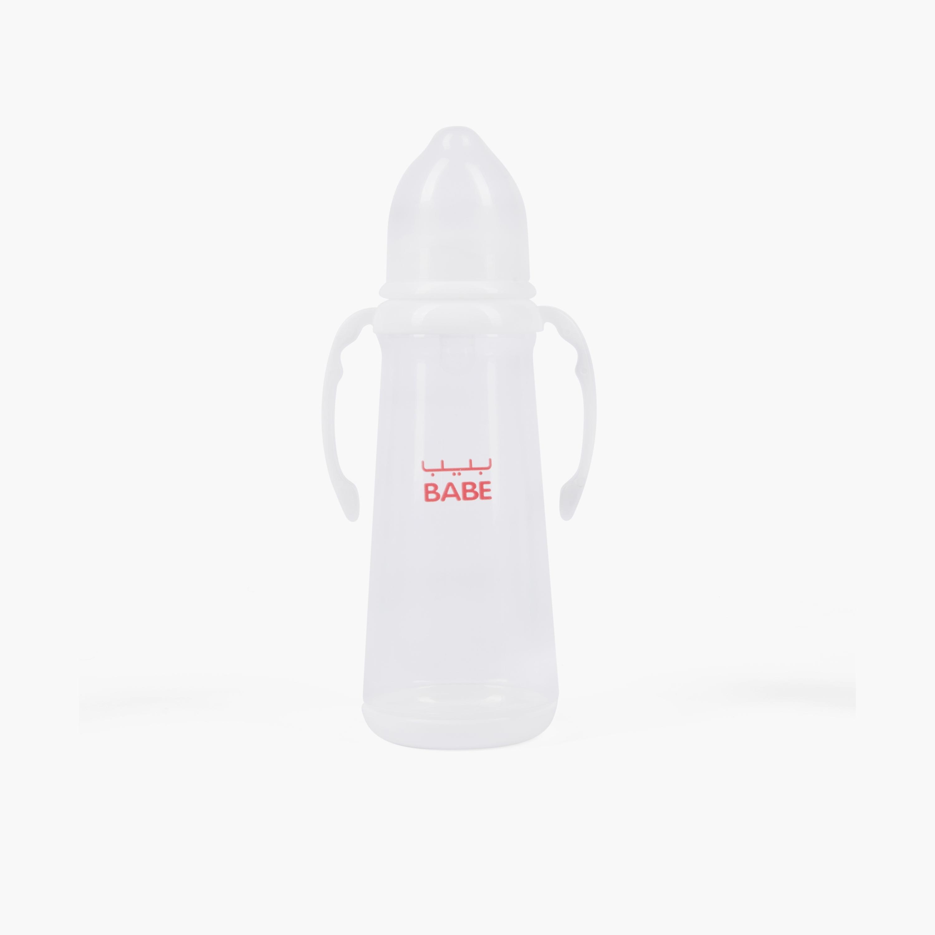 Babe Feeding Bottle with Handle, 250 ml-baby-feeding-feedingbottles-bottlesandteats-image-1