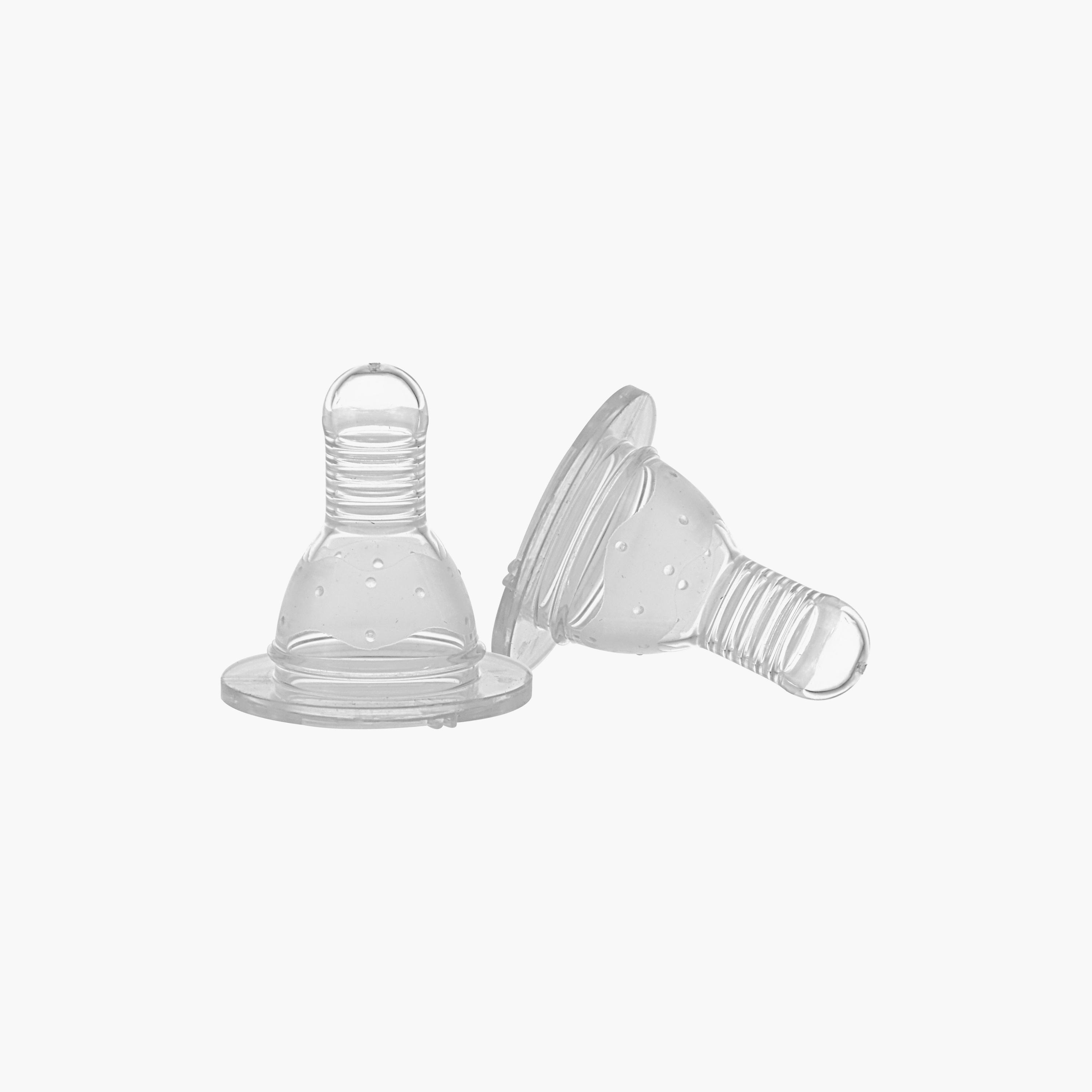 Babe 2-Piece Silicone Nipples-baby-feeding-feedingbottles-bottlesandteats-image-2