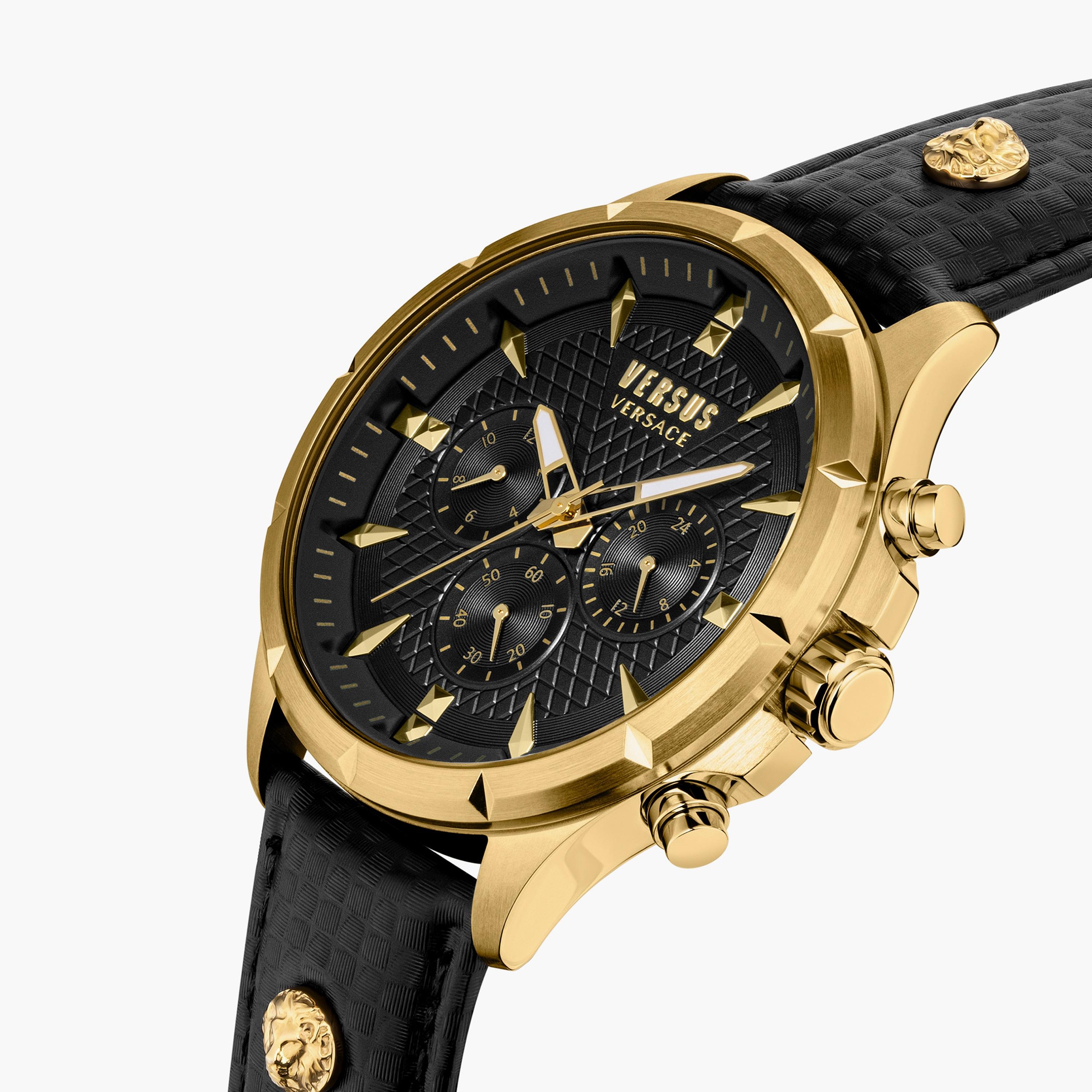 ساعة فيرسوس فيرساتشي للرجال بسوار اسود مع كرونوغراف جلدي | V WVSPBH7221-men-watchesandjewellery-watches-image-2