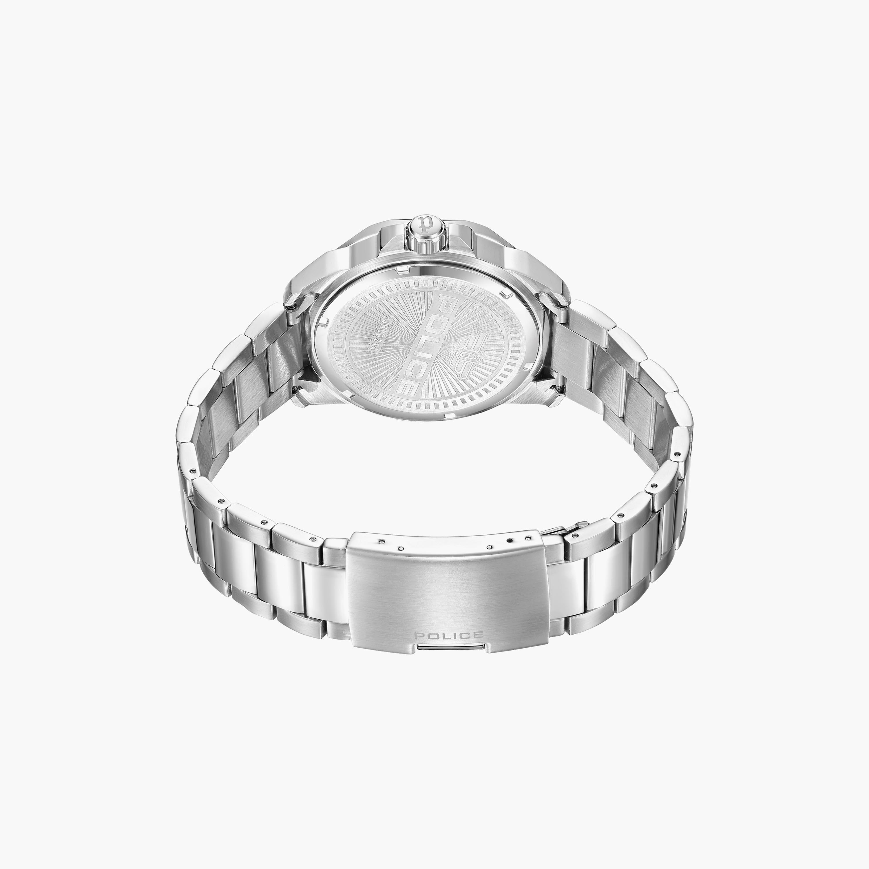 Police Men's Silver Analog Stainless Steel Strap Watch | PEWJH0021402-men-watchesandjewellery-watches-image-3