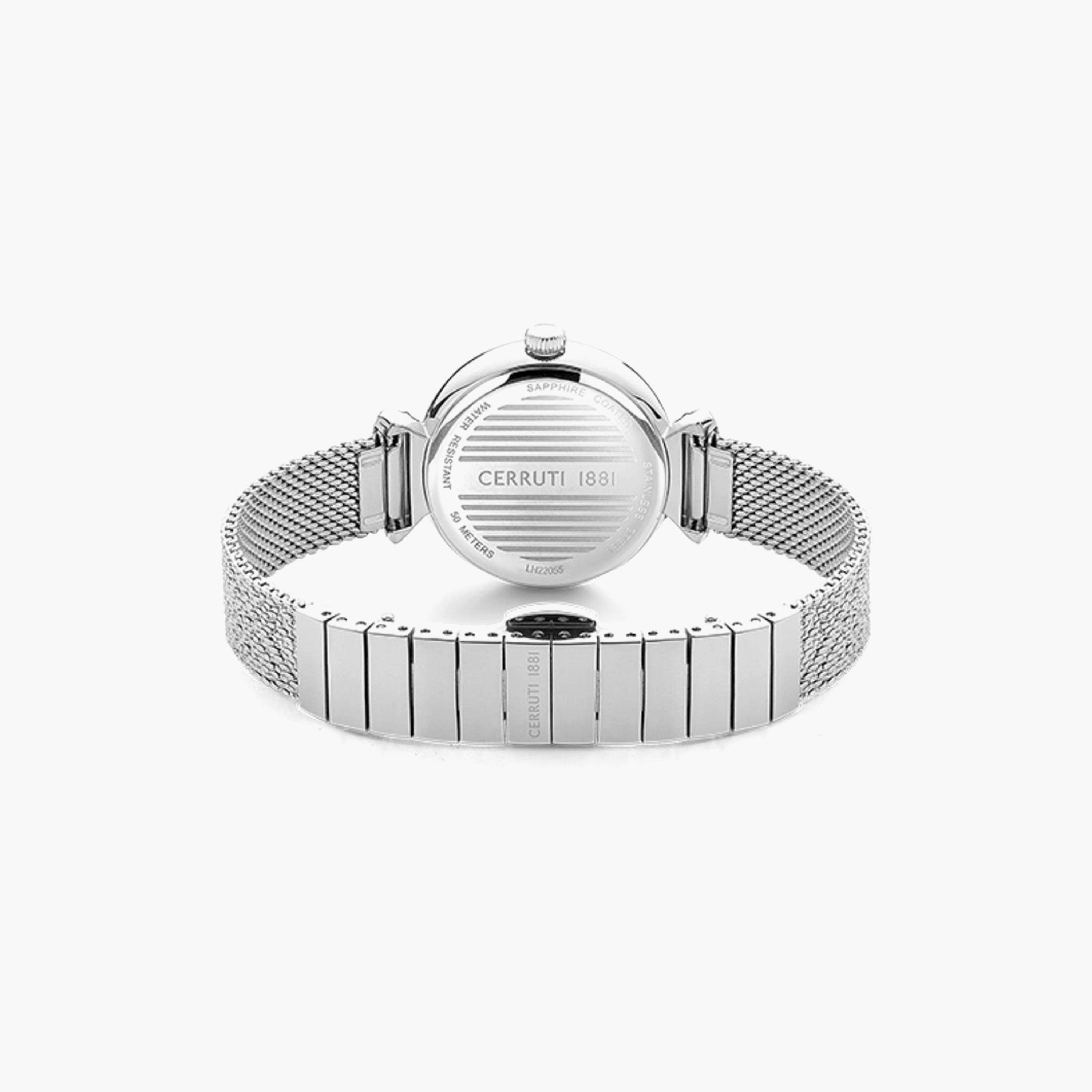 ساعة شيروتي 1881 ذو انالوج للنساء بسوار فضي مع ستانلس ستيل | CIWLH2205501-women-watchesandjewellery-watches-image-3