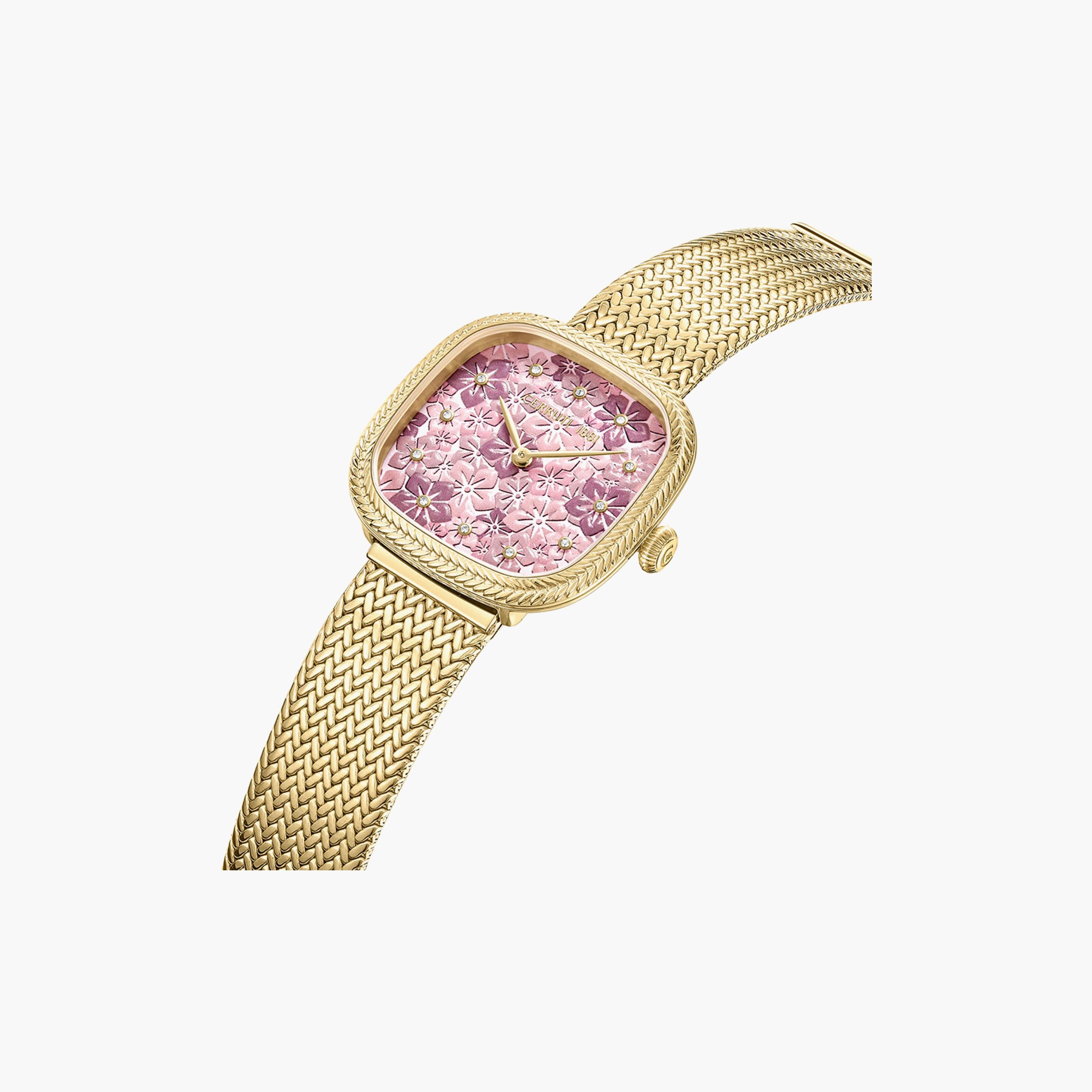 Cerruti 1881 Women's Rose Gold Analog Stainless Steel Strap Watch | CIWLG0024103-women-watchesandjewellery-watches-image-2