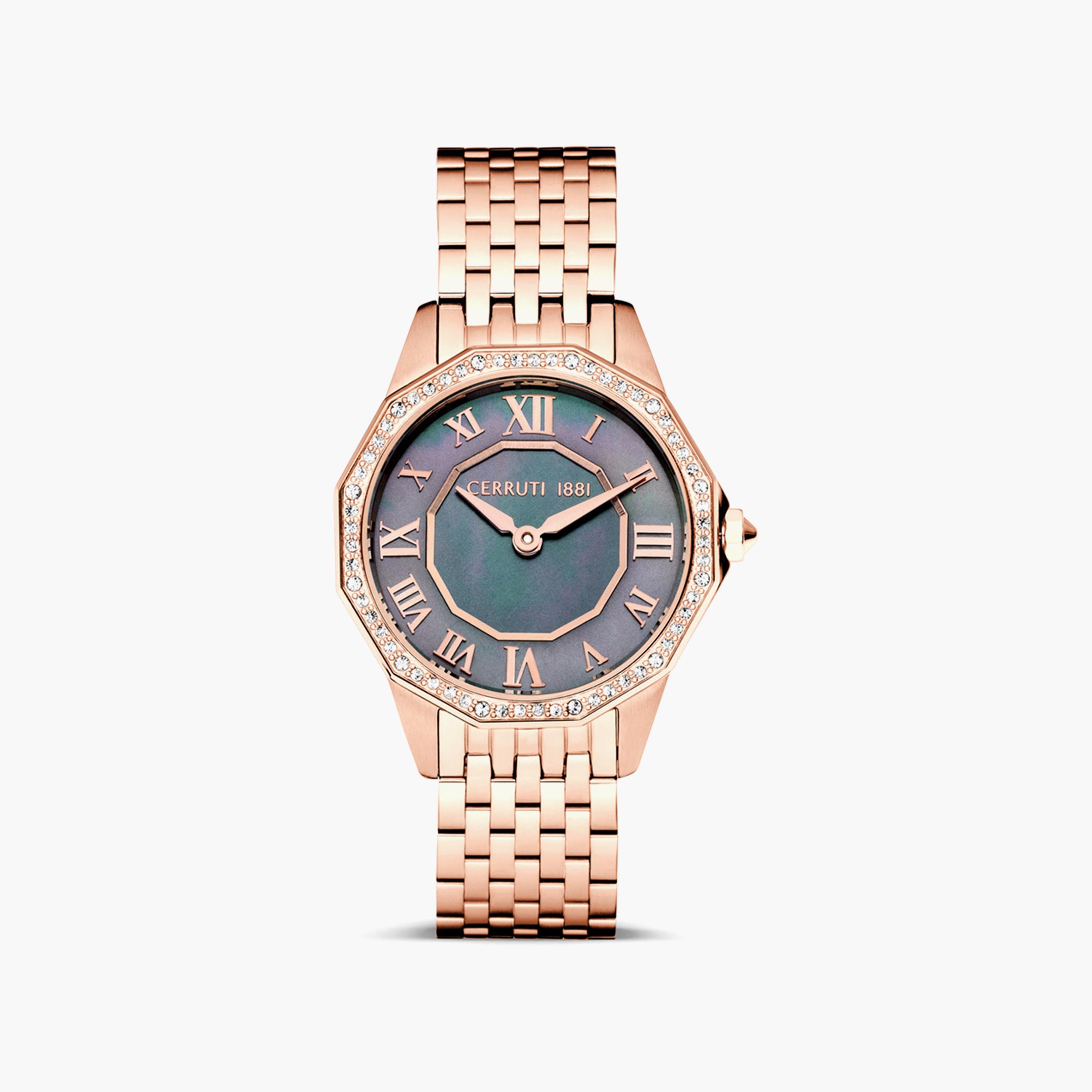 Cerruti 1881 Women's Rose Gold Analog Stainless Steel Strap Watch | CIWLG0008201-women-watchesandjewellery-watches-image-1